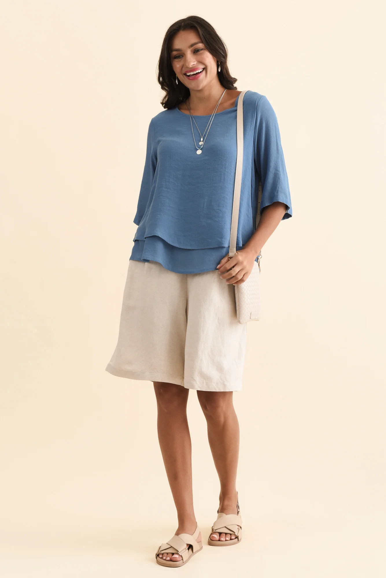 Liora Steel Layered Top - Image 3