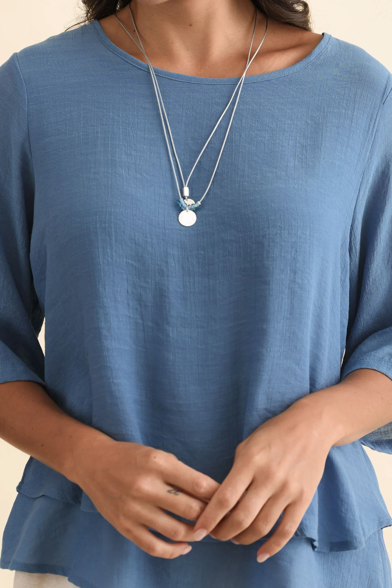 Liora Steel Layered Top - Image 6