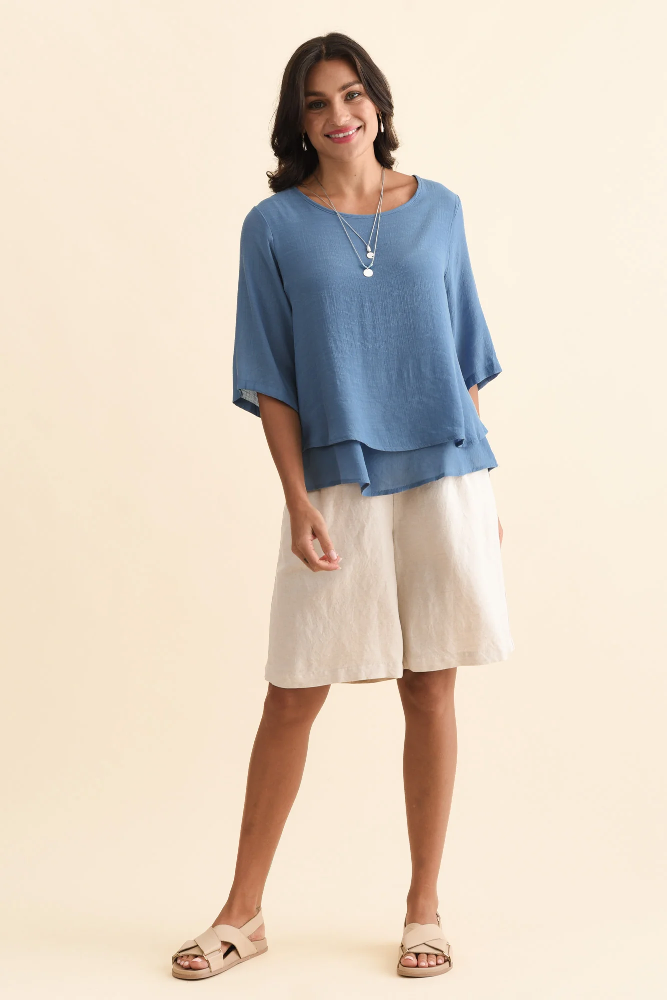 Liora Steel Layered Top - Image 8