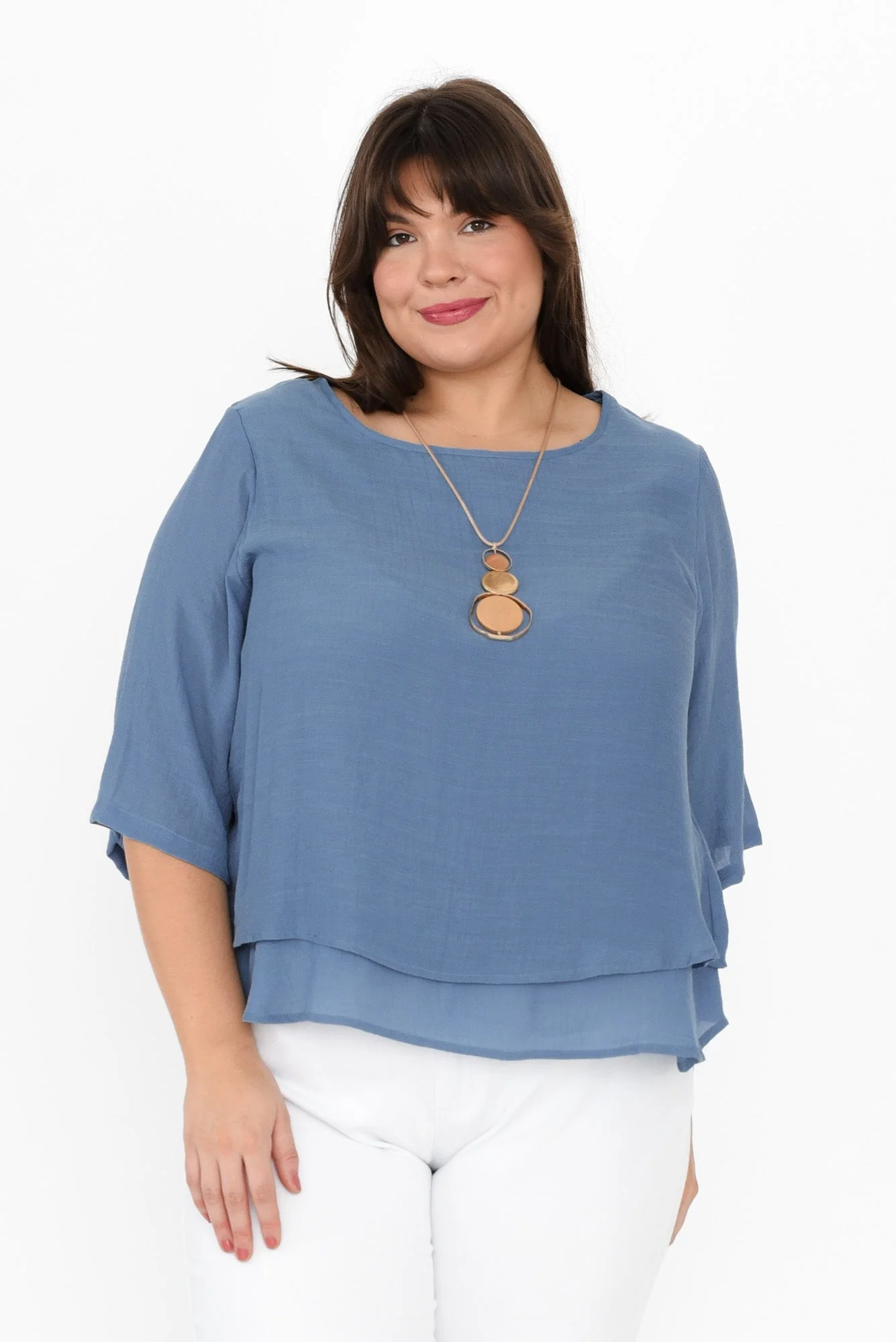 Liora Steel Layered Top - Image 9