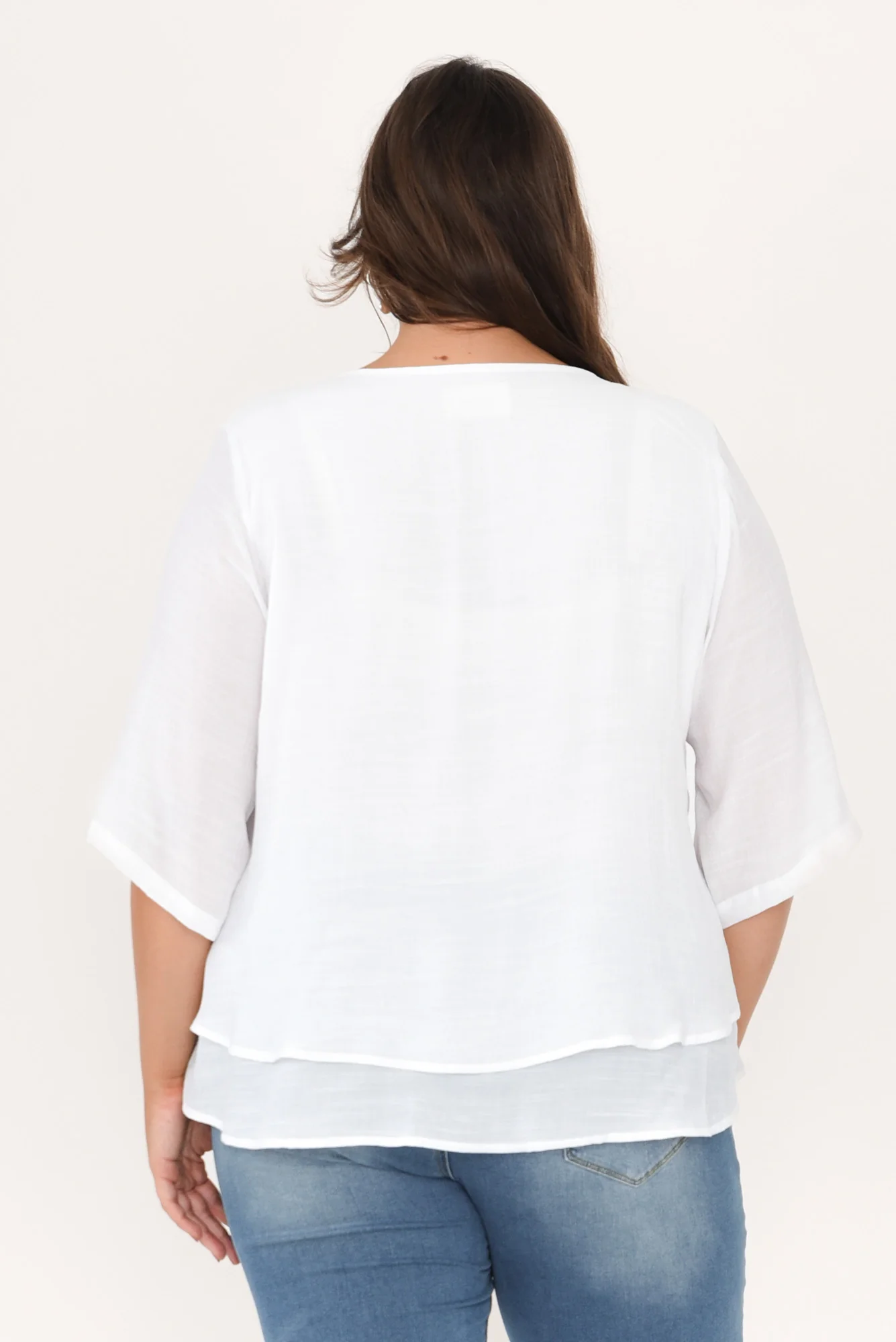 Liora White Layered Top - Image 10