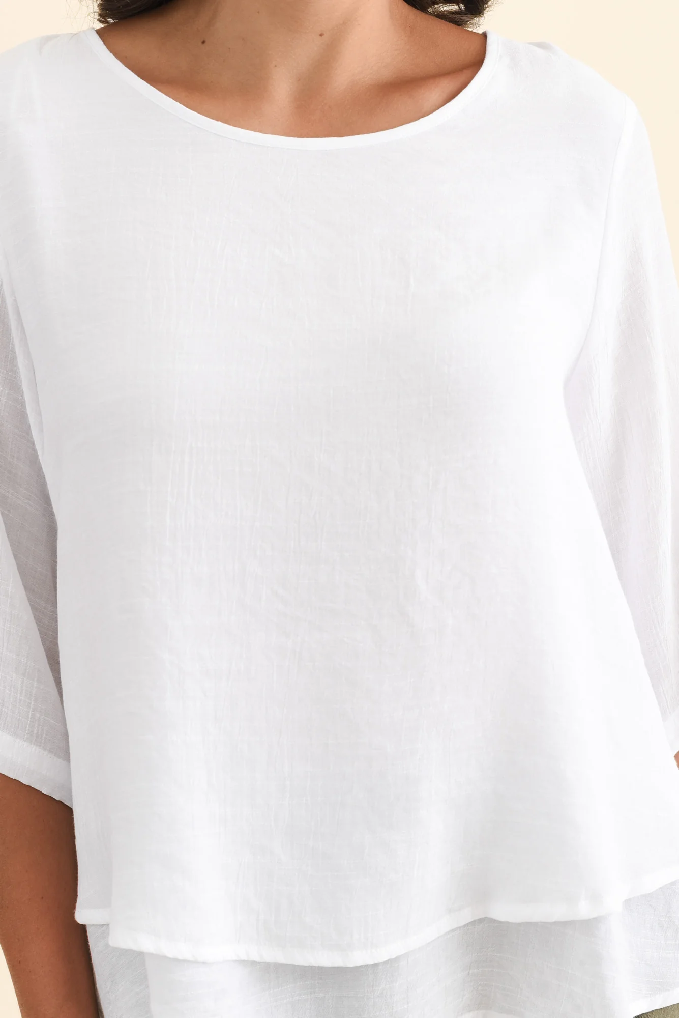 Liora White Layered Top - Image 6