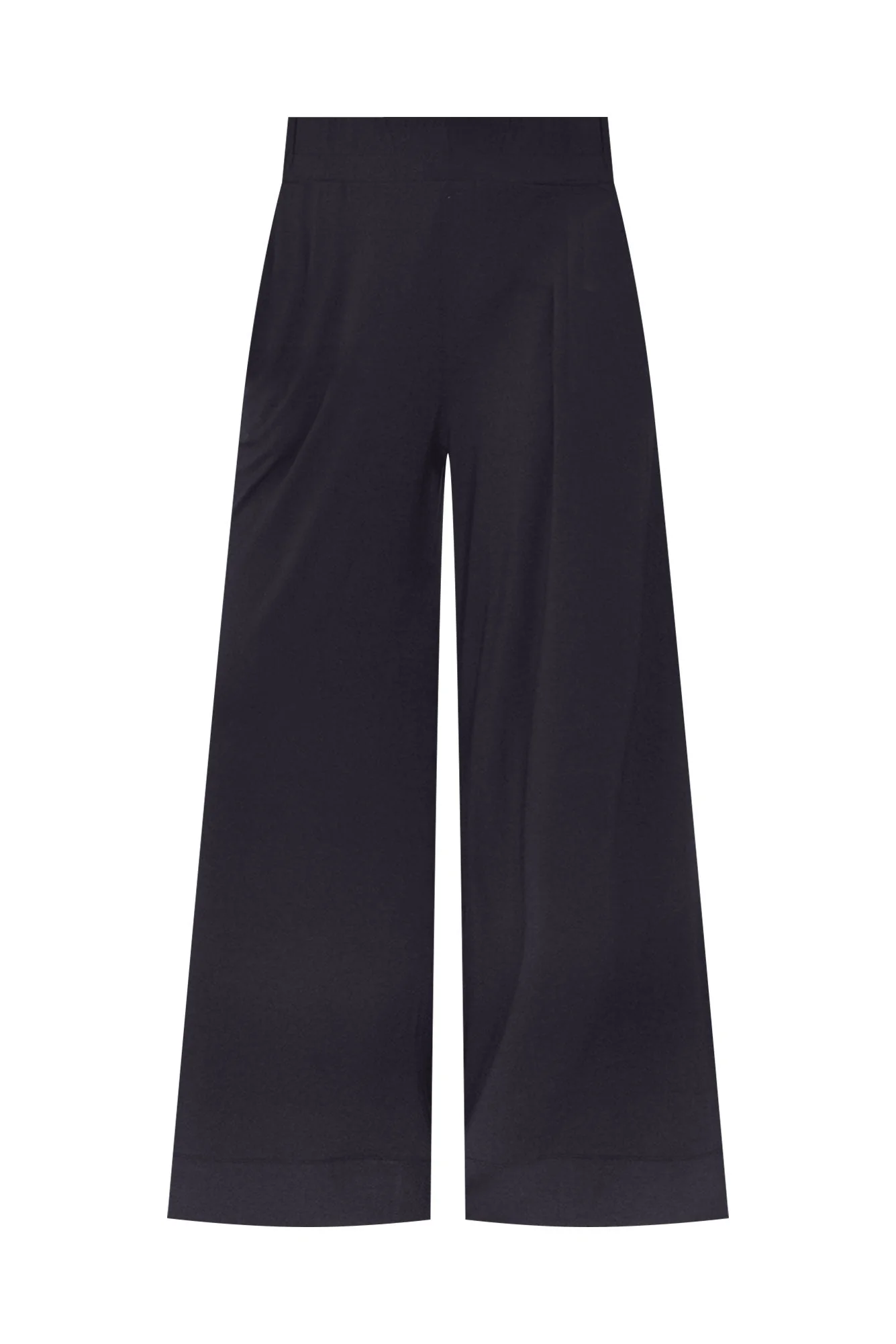 Lola Navy Micro Modal Wide Leg Pants - Image 4