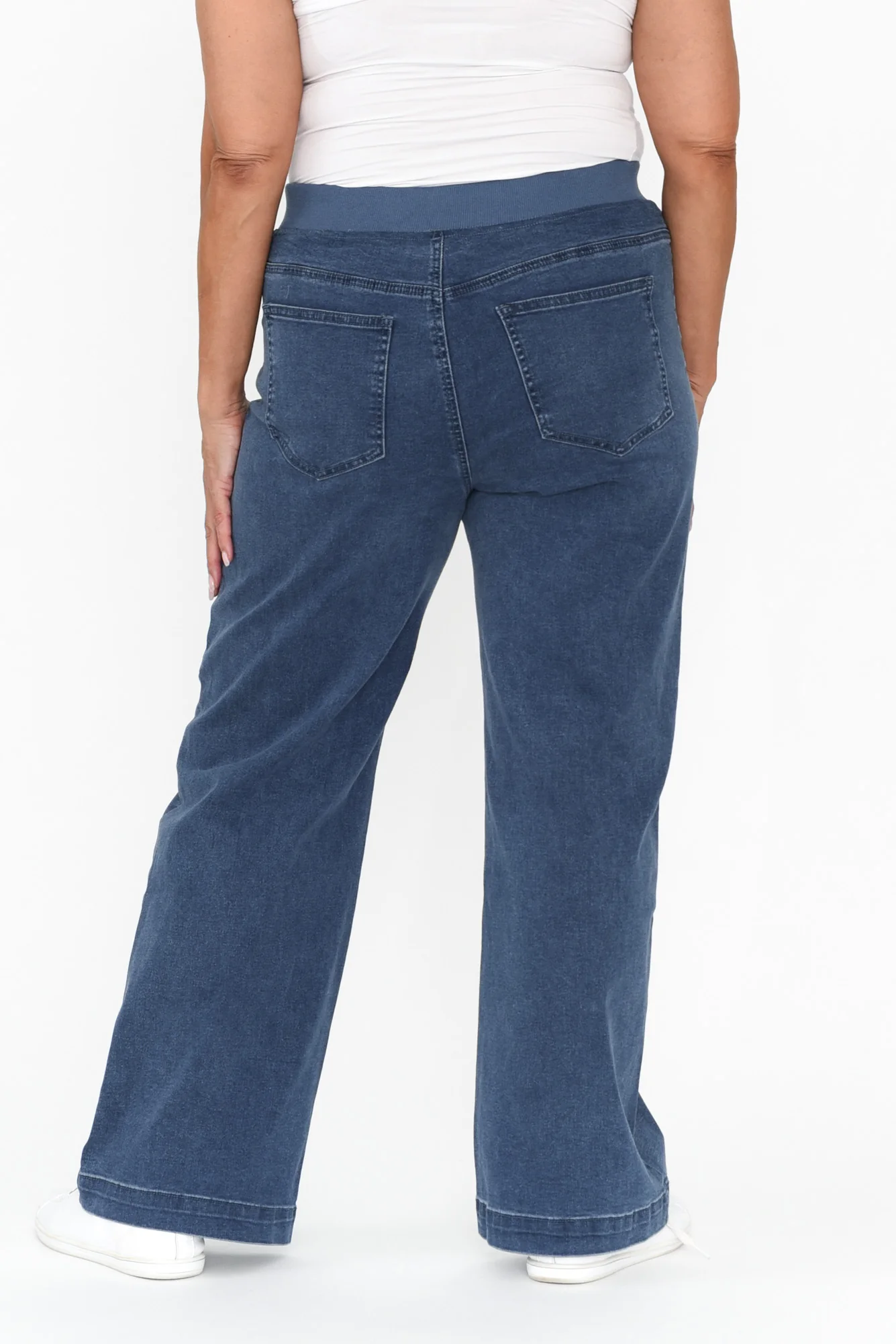 Maddy Blue Wide Leg Jeans - Image 11