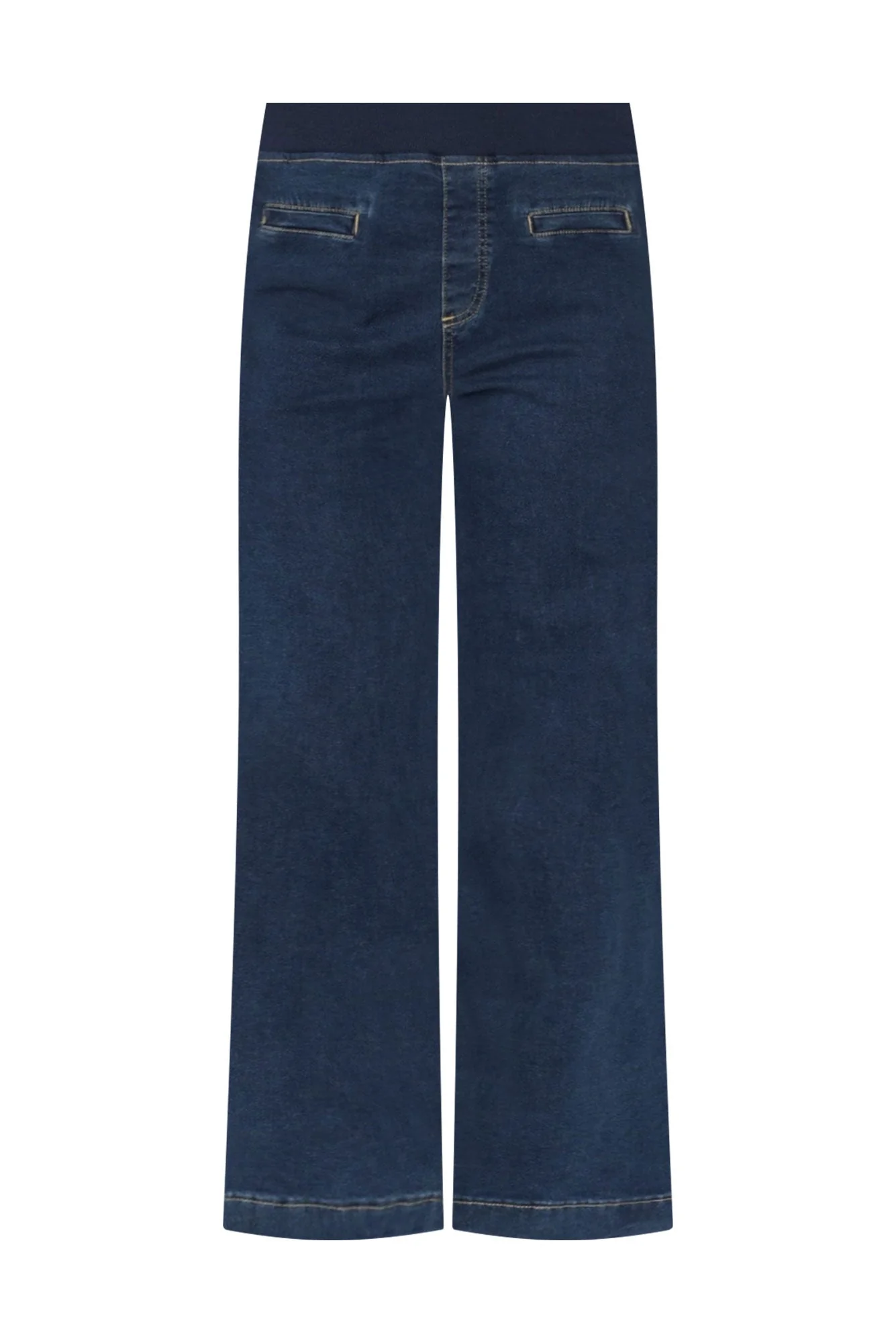 Maddy Dark Blue Wide Leg Jeans - Image 4