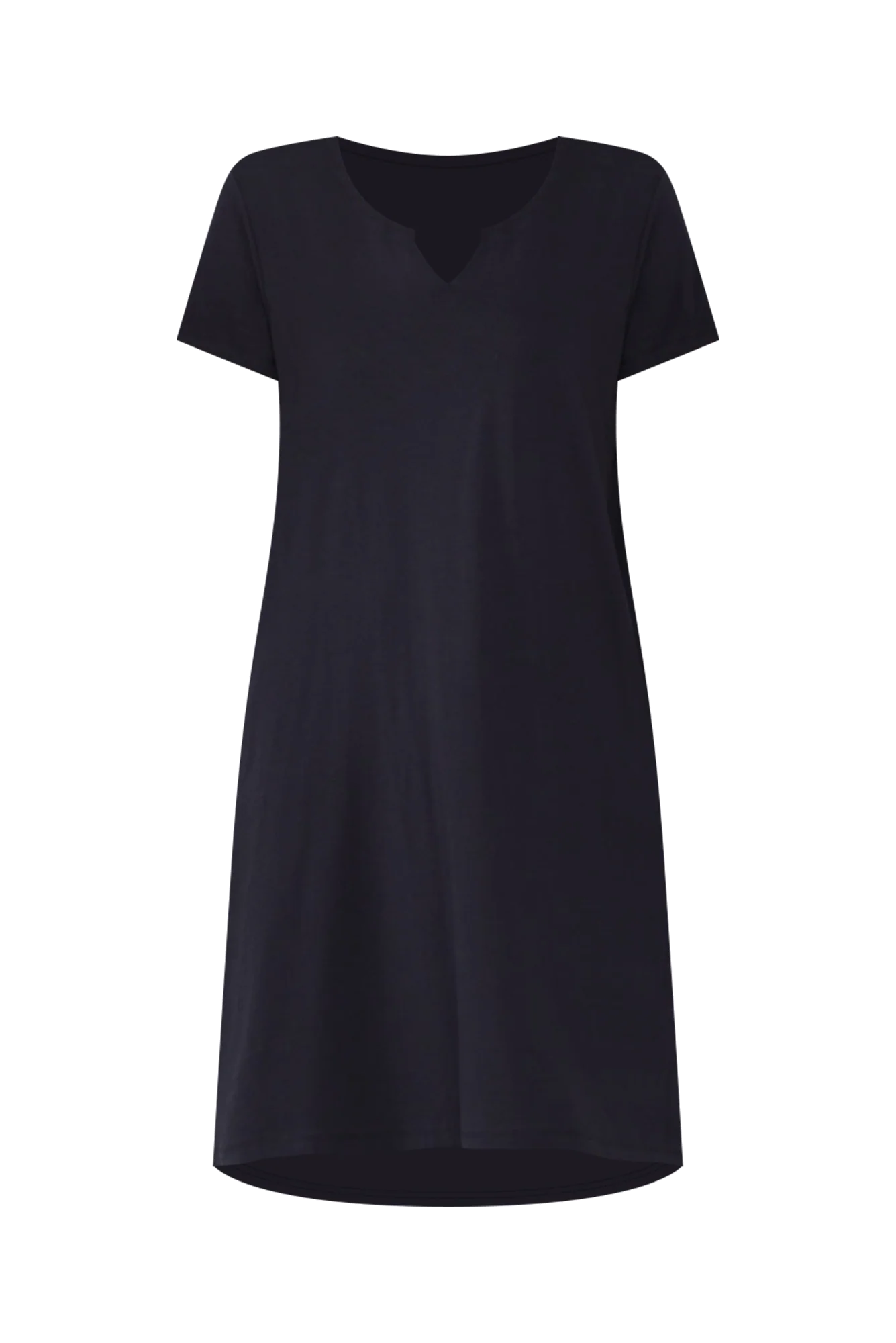 Mandy Navy Cotton Tee Dress - Image 7
