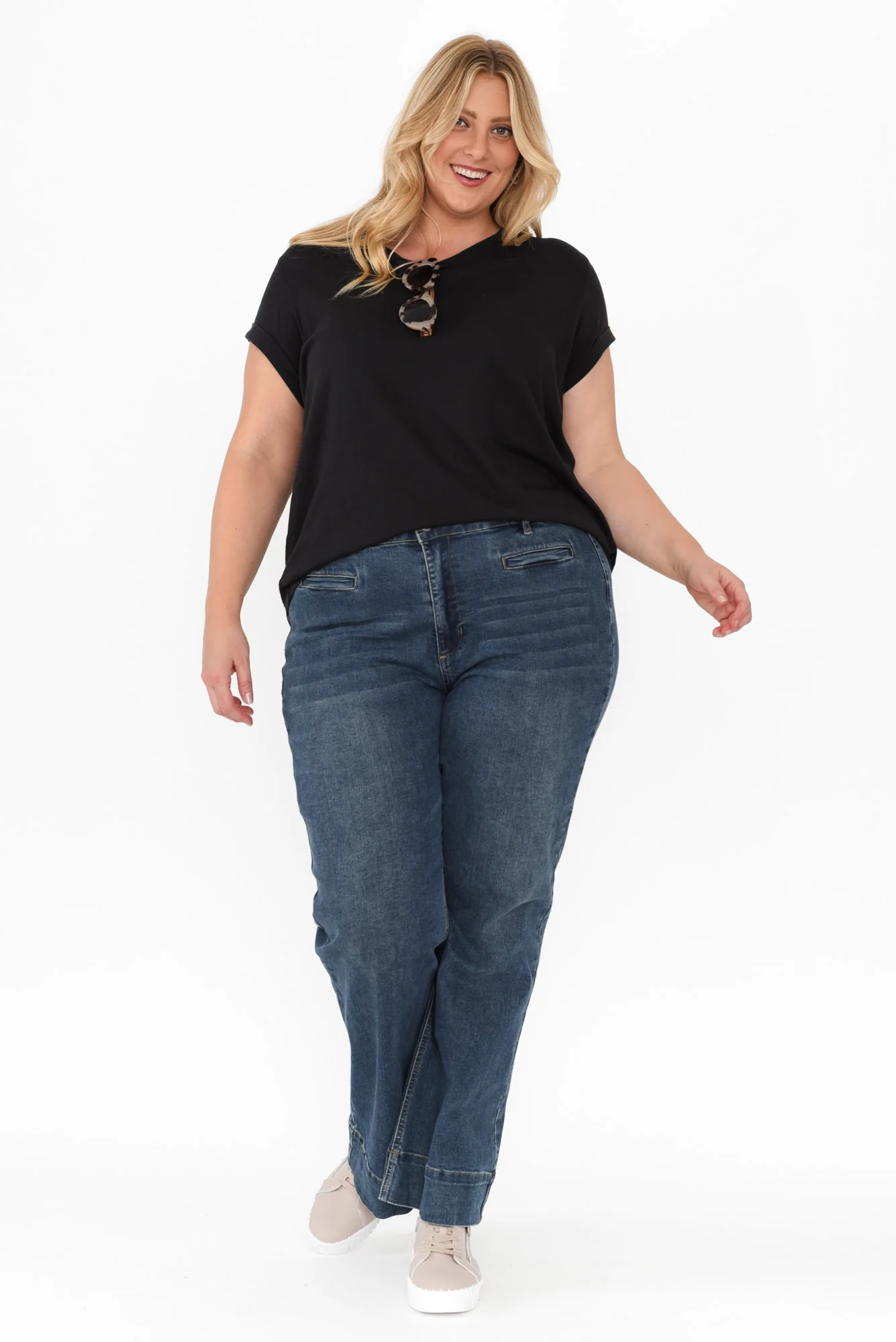 Manly Black Cotton Tee - Image 9