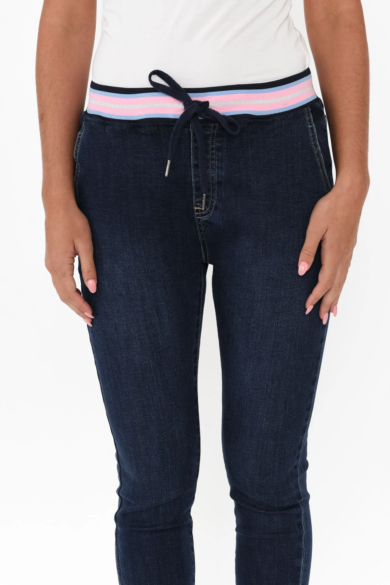 Melody Indigo Drawstring Jeans - Image 6
