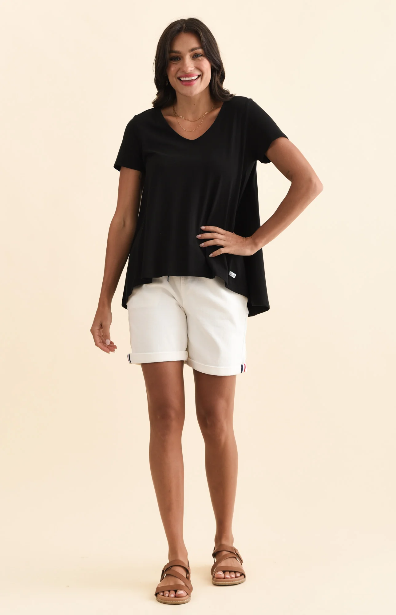 Montreal Black Cotton Tee - Image 6