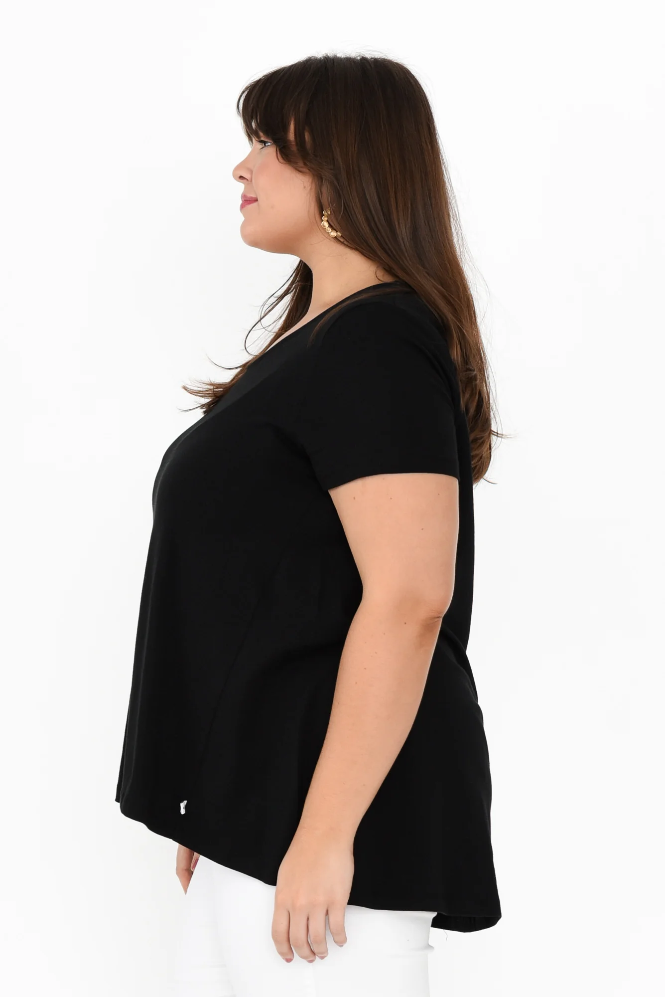 Montreal Black Cotton Tee - Image 8