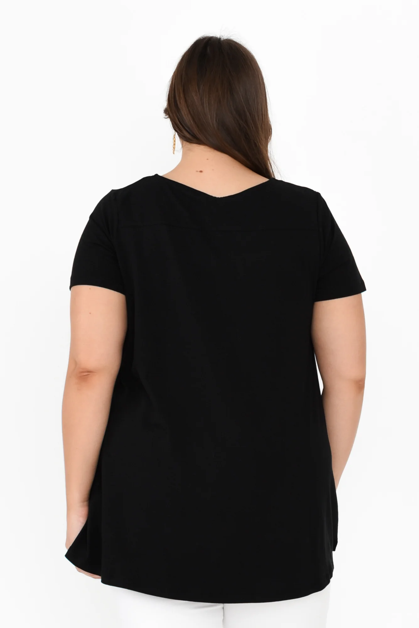 Montreal Black Cotton Tee - Image 9