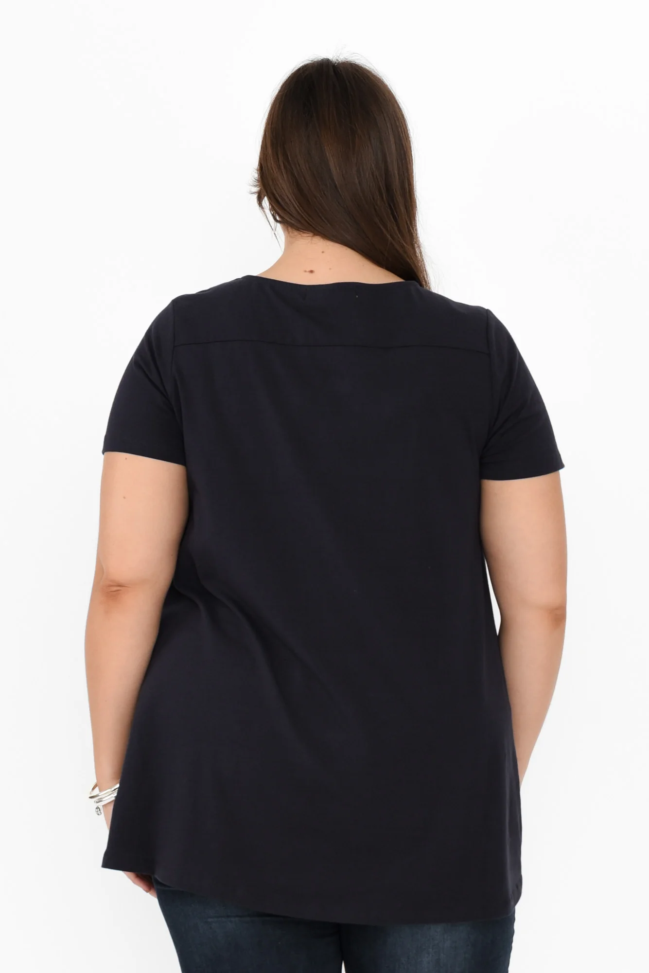 Montreal Navy Cotton Tee - Image 10