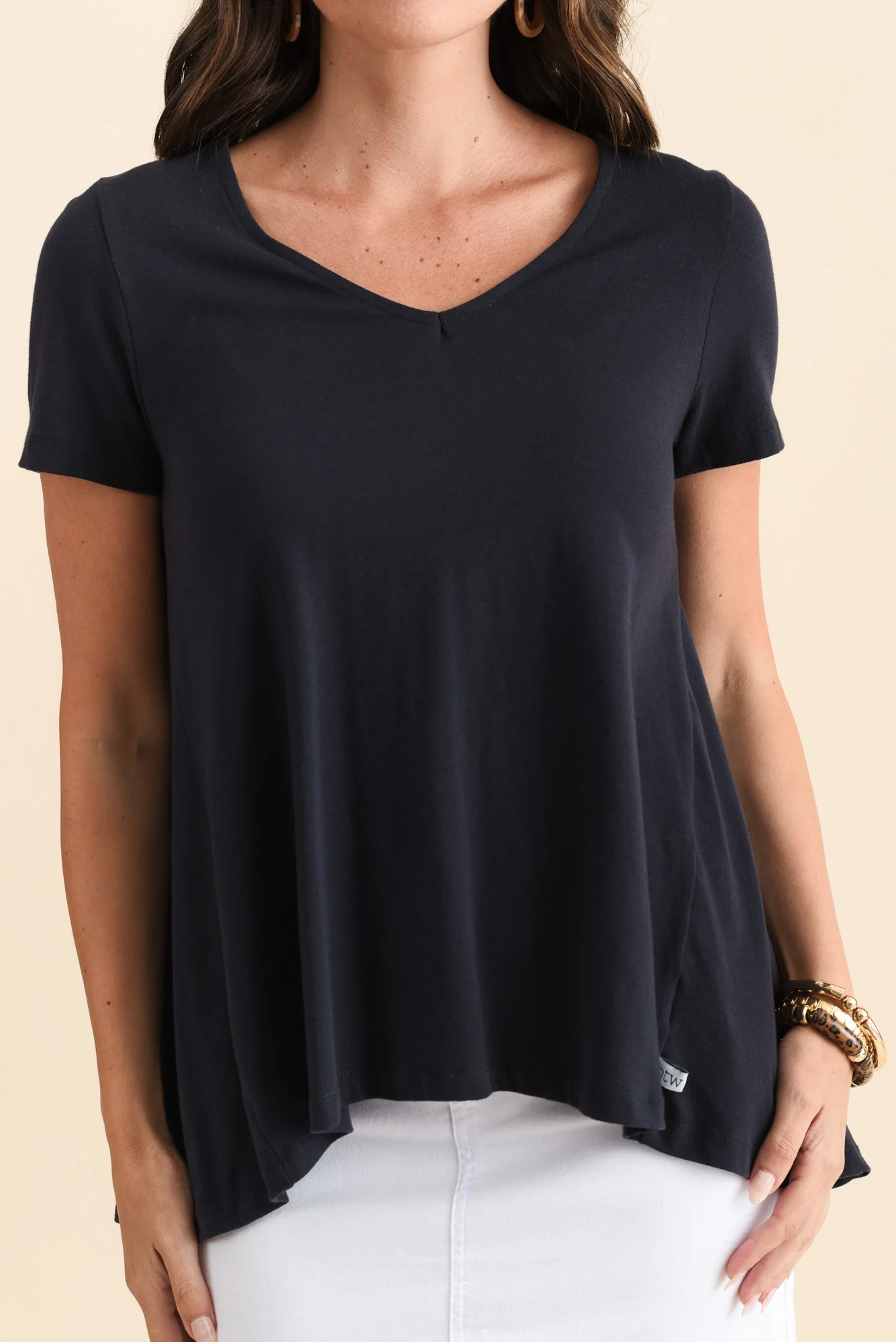 Montreal Navy Cotton Tee - Image 5