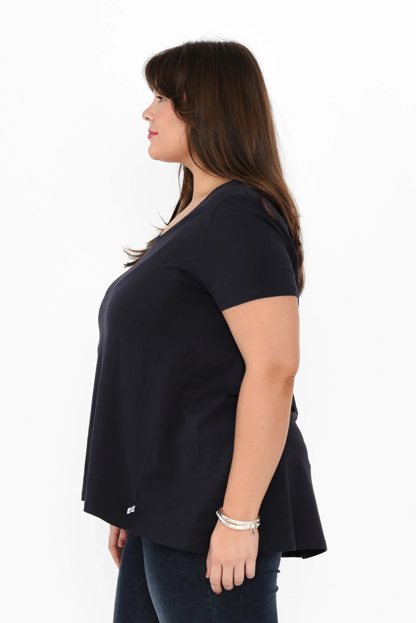 Montreal Navy Cotton Tee - Image 9