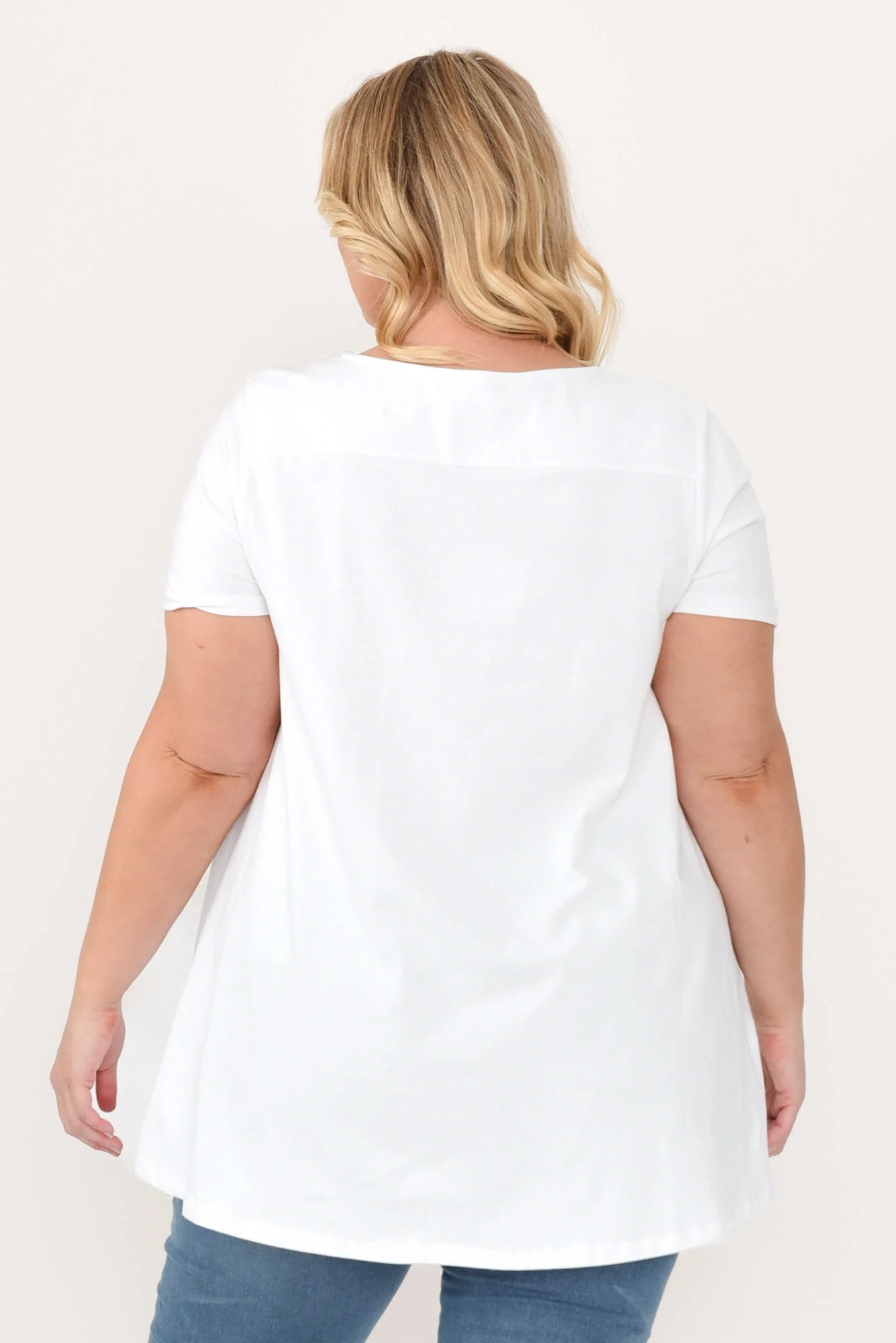 Montreal White Cotton Tee - Image 10