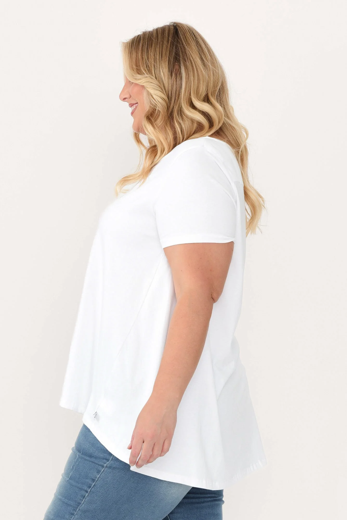 Montreal White Cotton Tee - Image 11