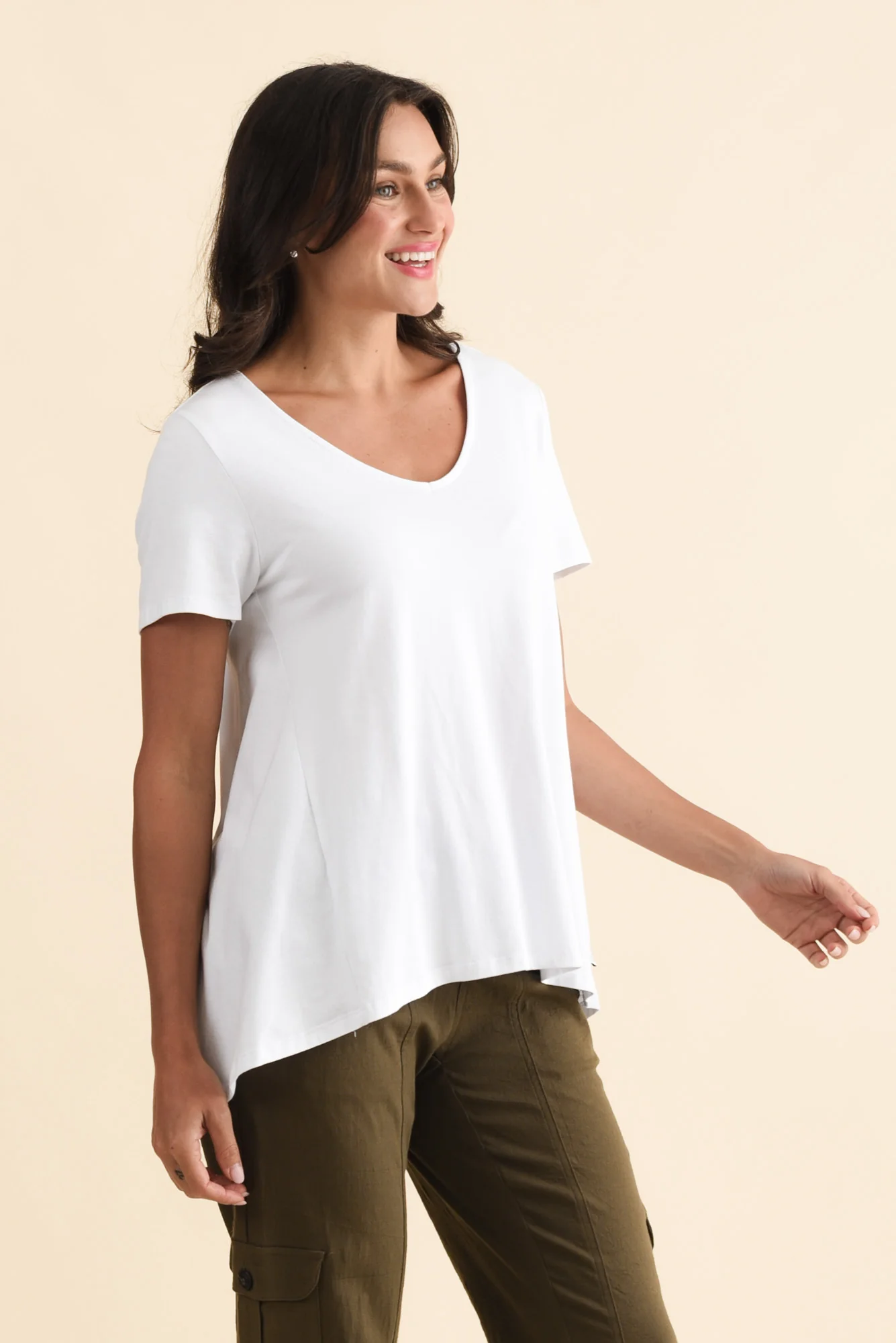 Montreal White Cotton Tee - Image 4