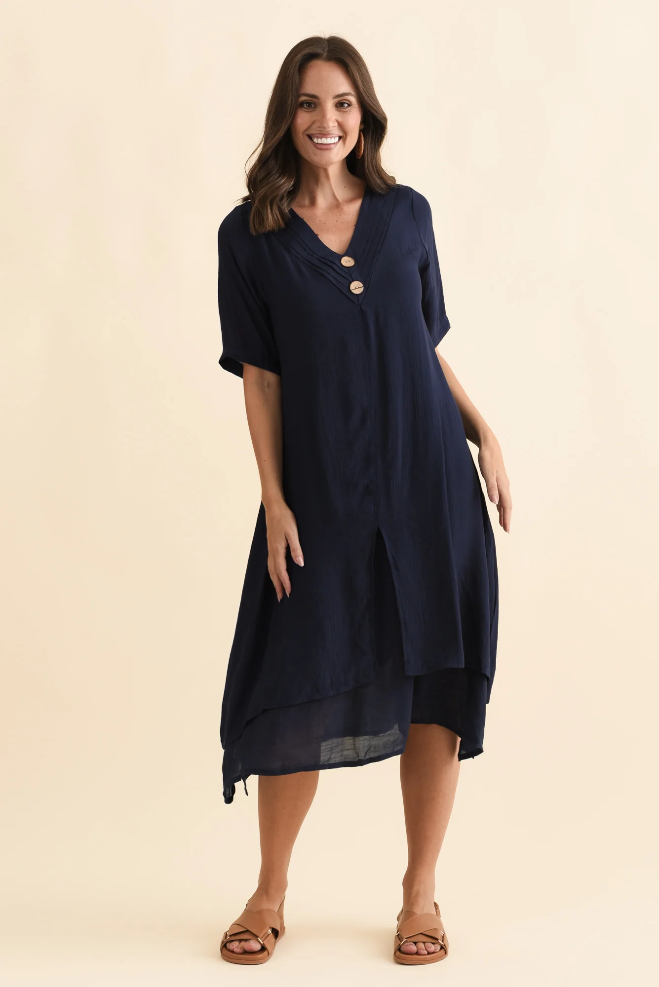 Nala Navy Layers Dress - Image 3