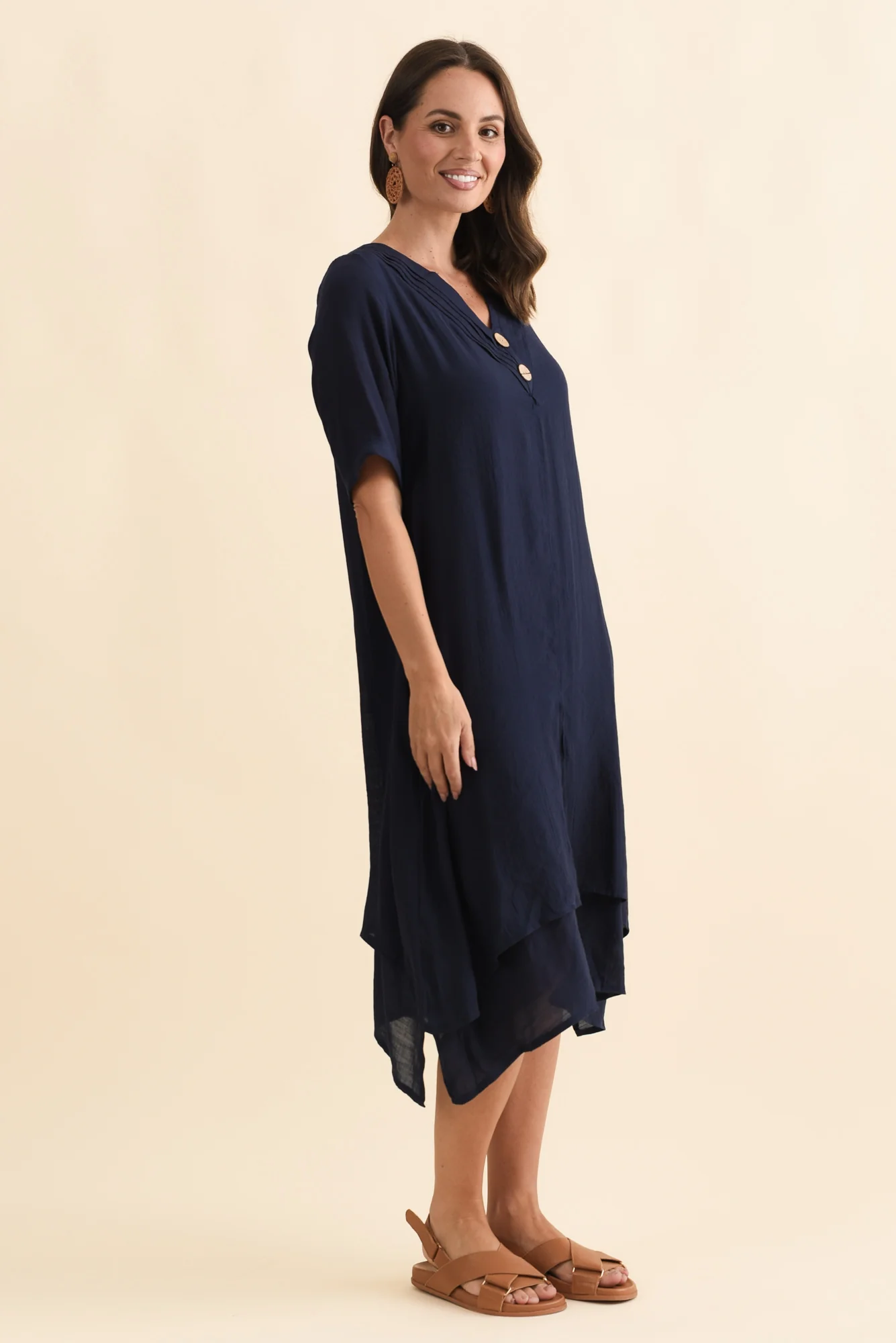 Nala Navy Layers Dress - Image 4
