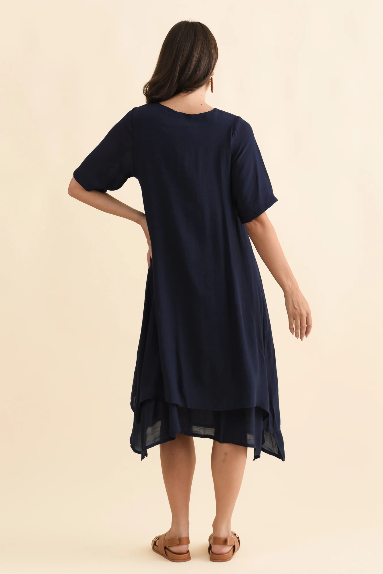 Nala Navy Layers Dress - Image 5