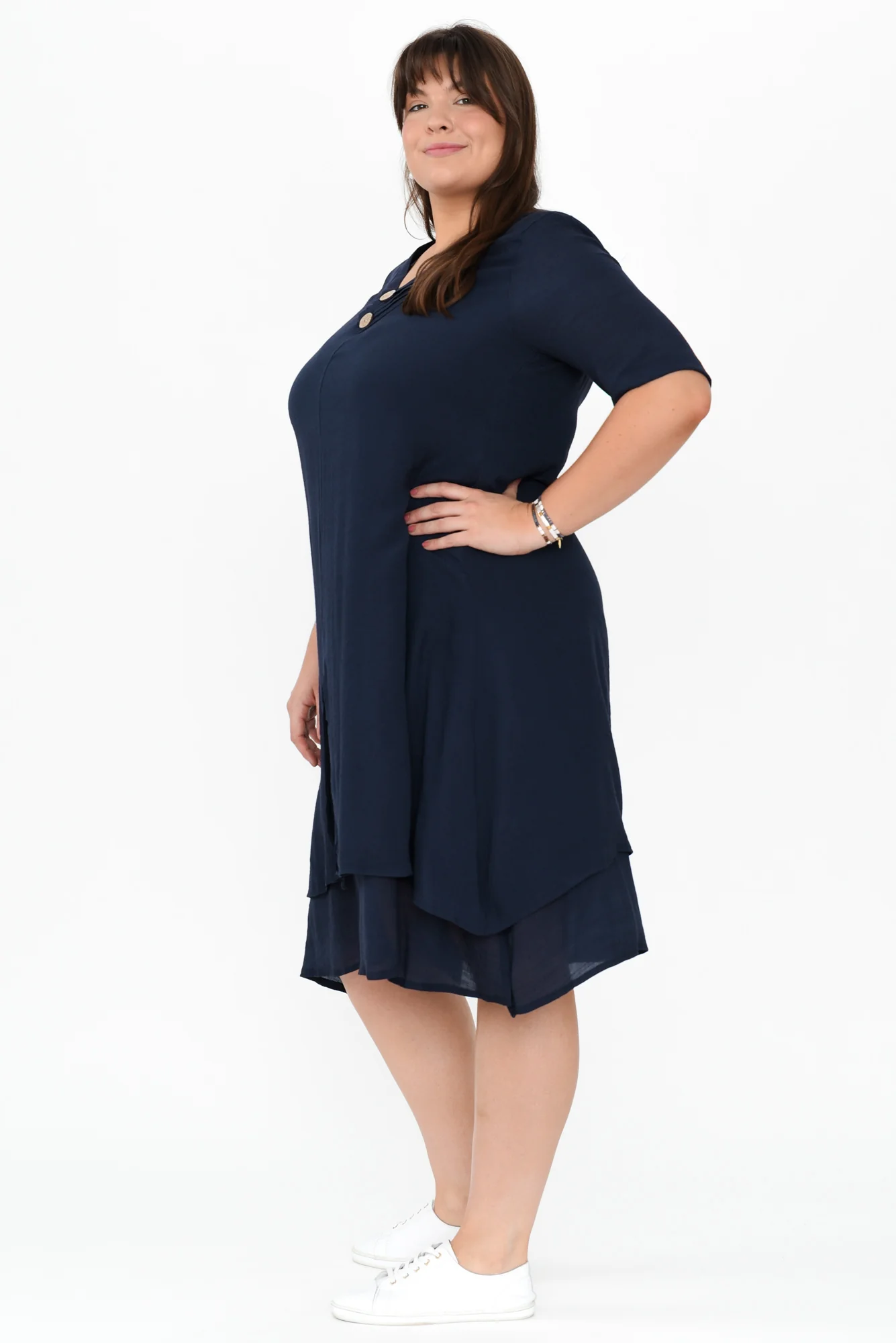Nala Navy Layers Dress - Image 9