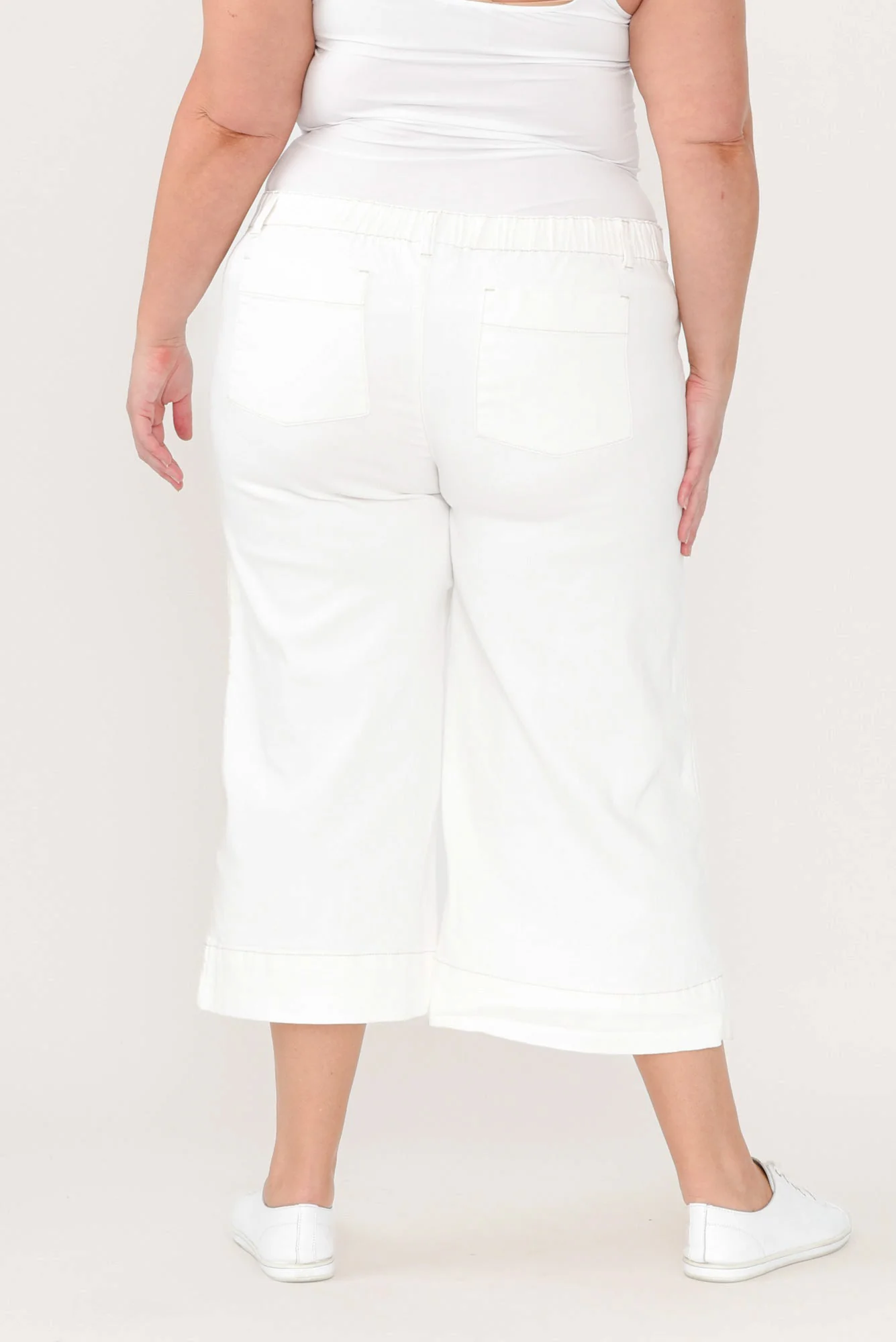 Narcy Ivory Wide Leg Jeans - Image 12