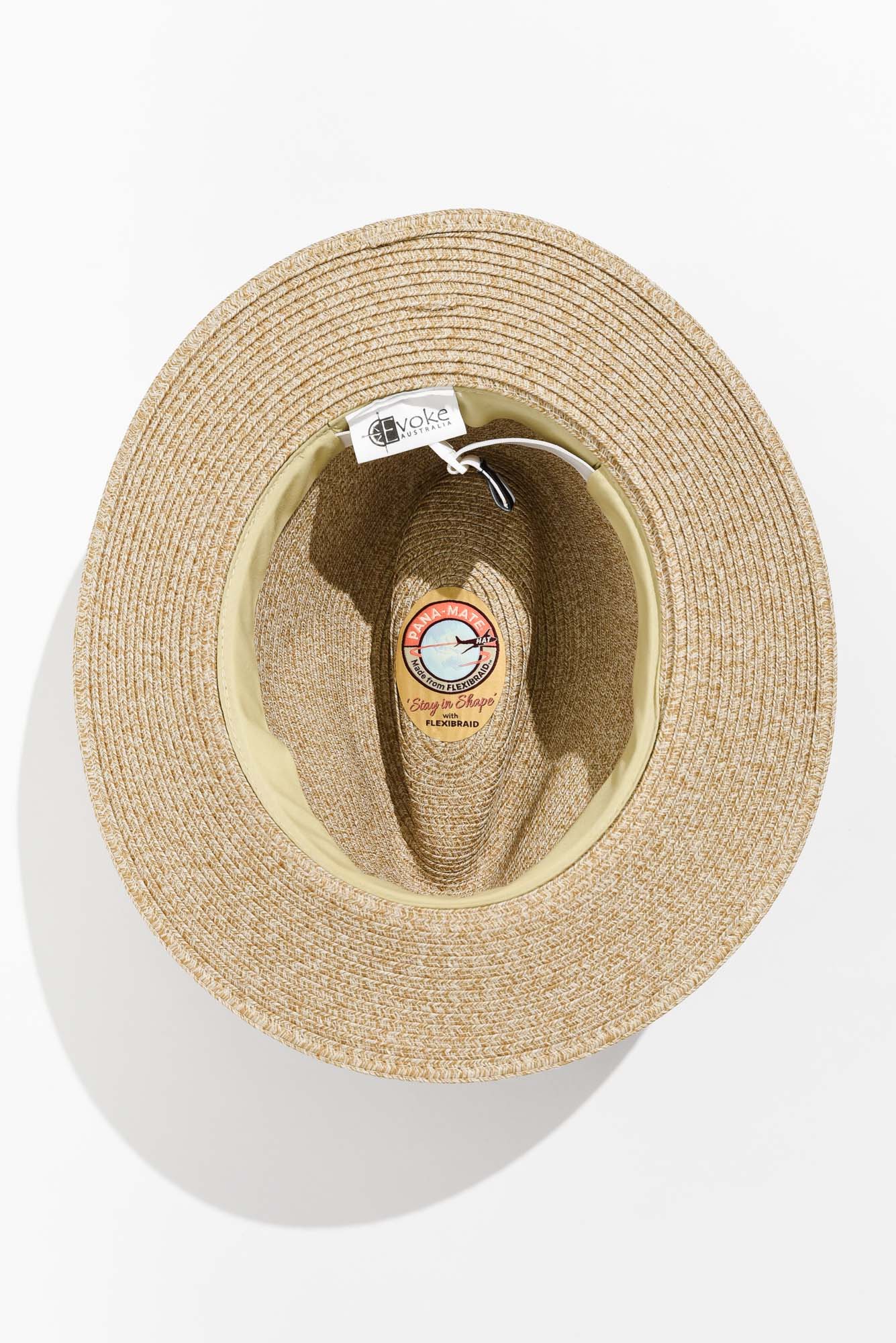 Natural Wide Brim Travel Fedora - Image 5