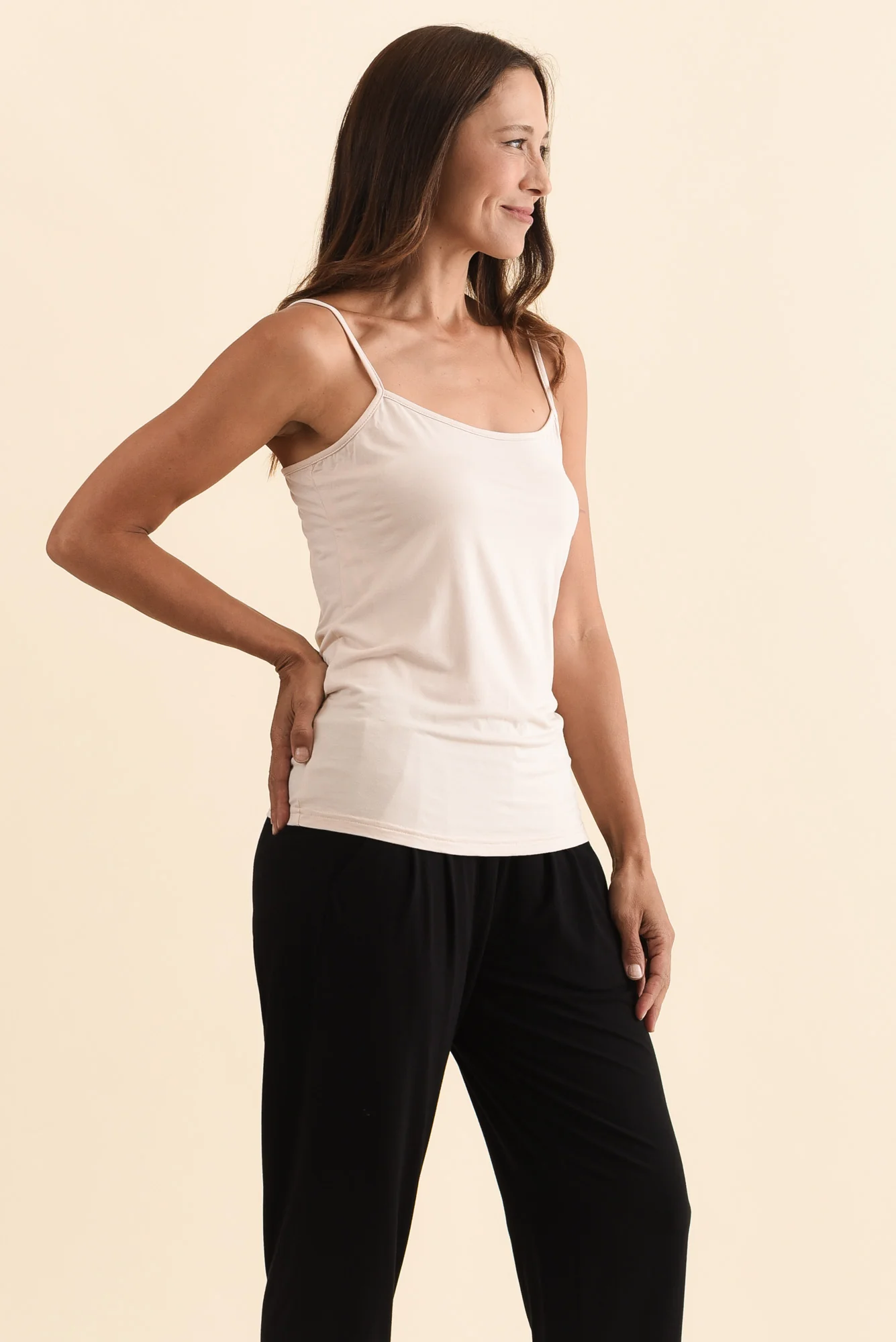 Nude Bamboo Slip Cami - Image 4