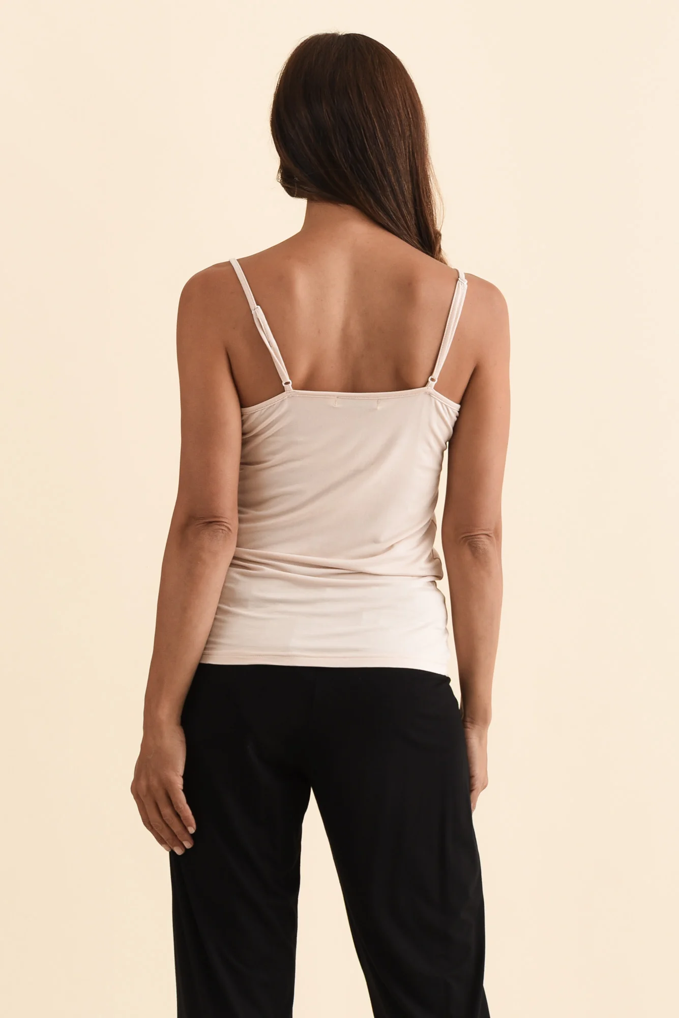 Nude Bamboo Slip Cami - Image 5