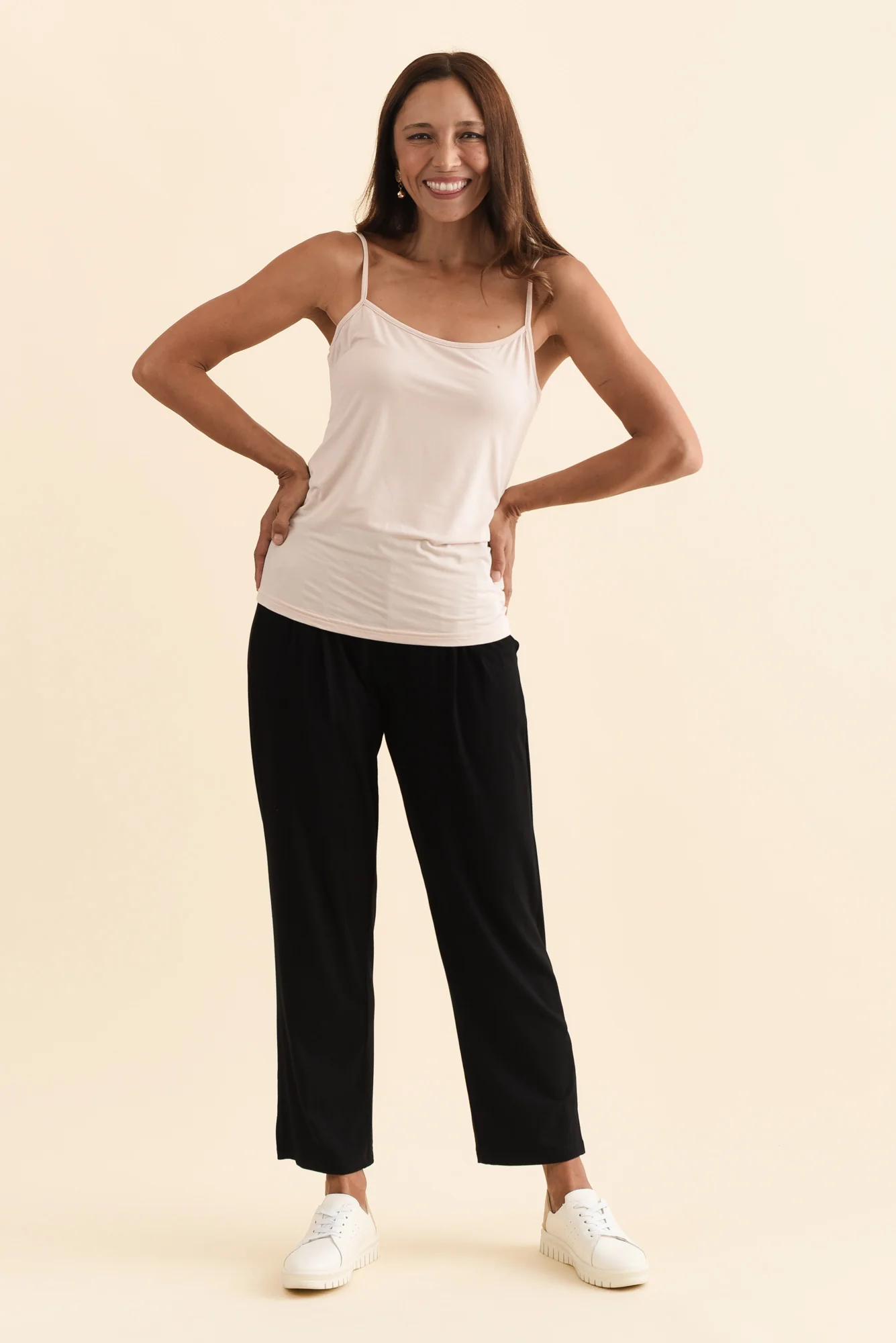 Nude Bamboo Slip Cami - Image 7