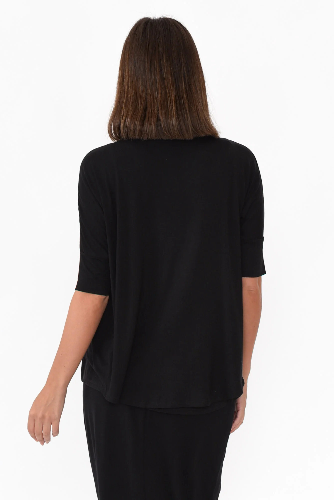 Opal Black Bamboo Cardigan - Image 4