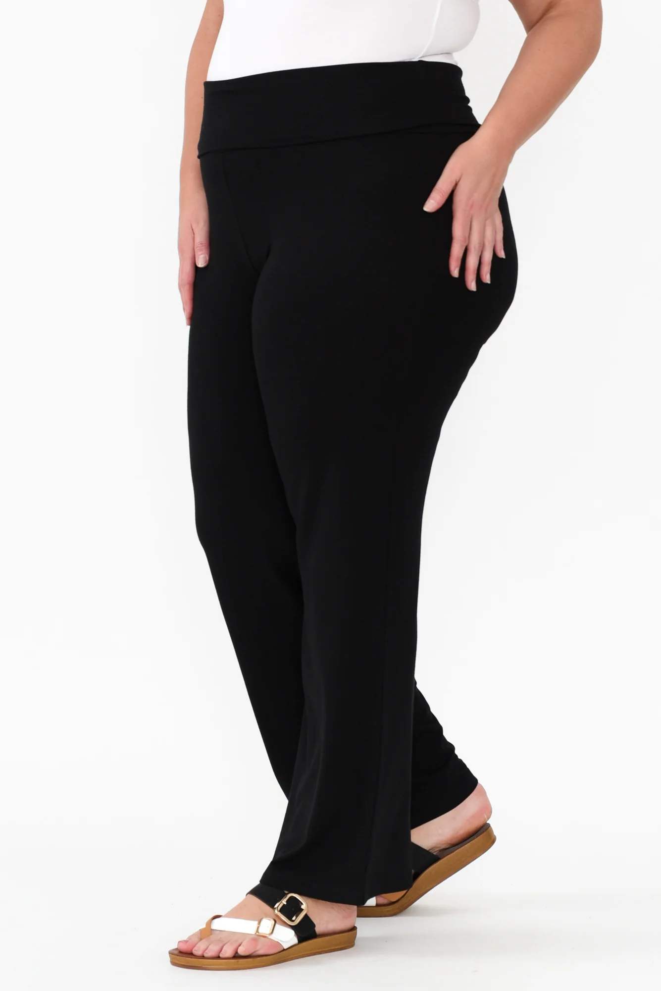 Pamela Black Bamboo Pants - Image 10