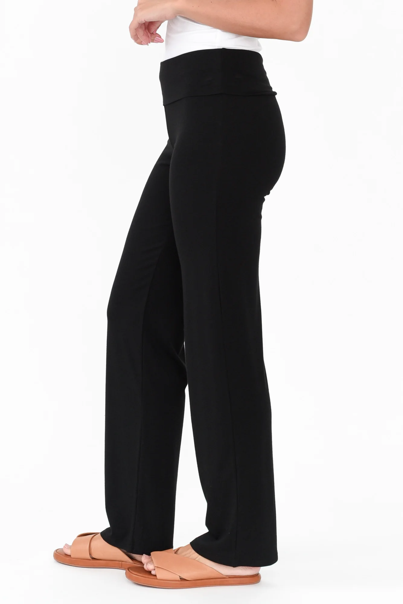 Pamela Black Bamboo Pants - Image 4