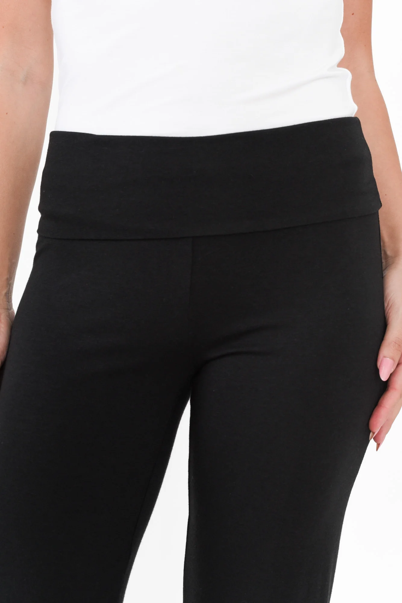 Pamela Black Bamboo Pants - Image 6