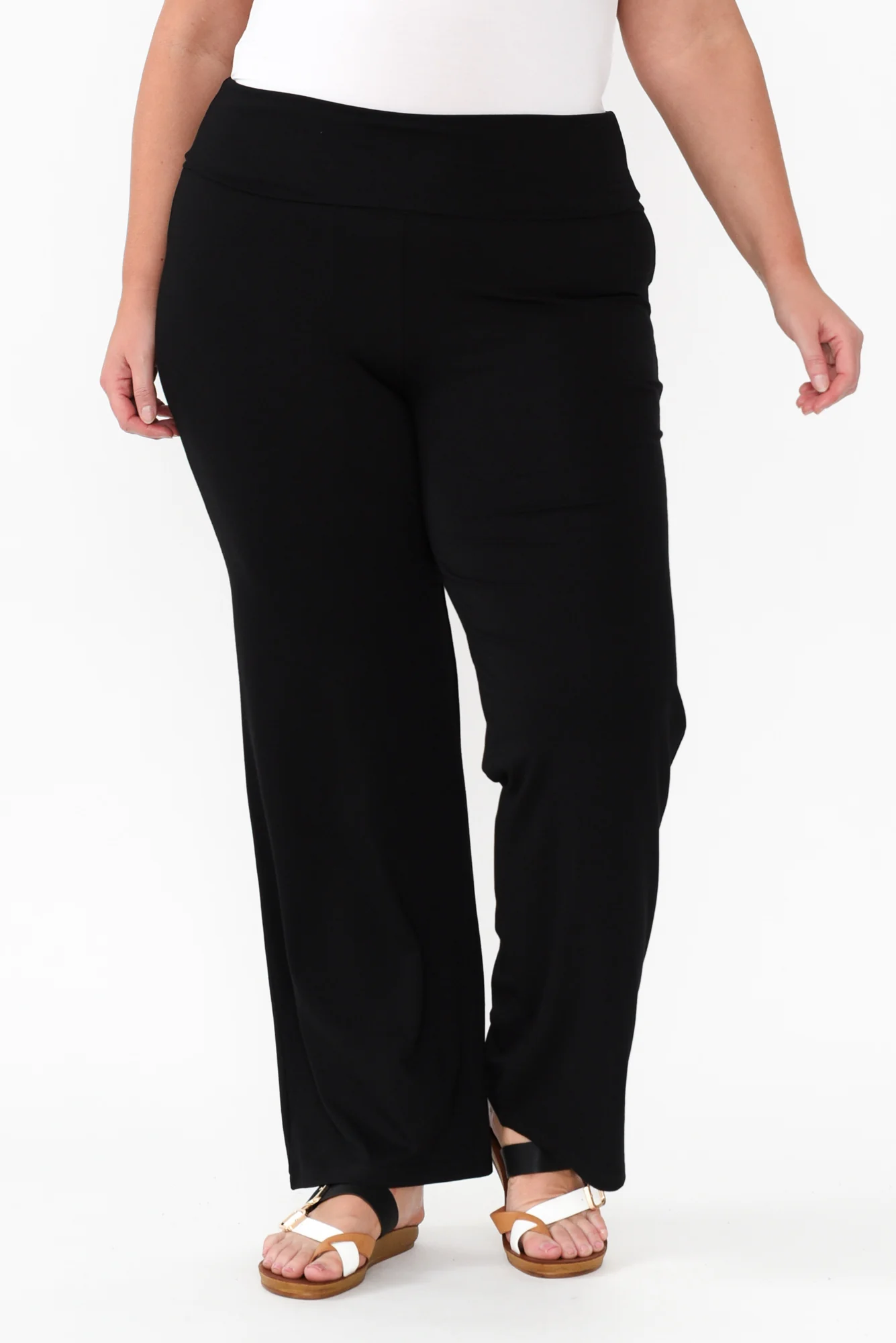 Pamela Black Bamboo Pants - Image 8