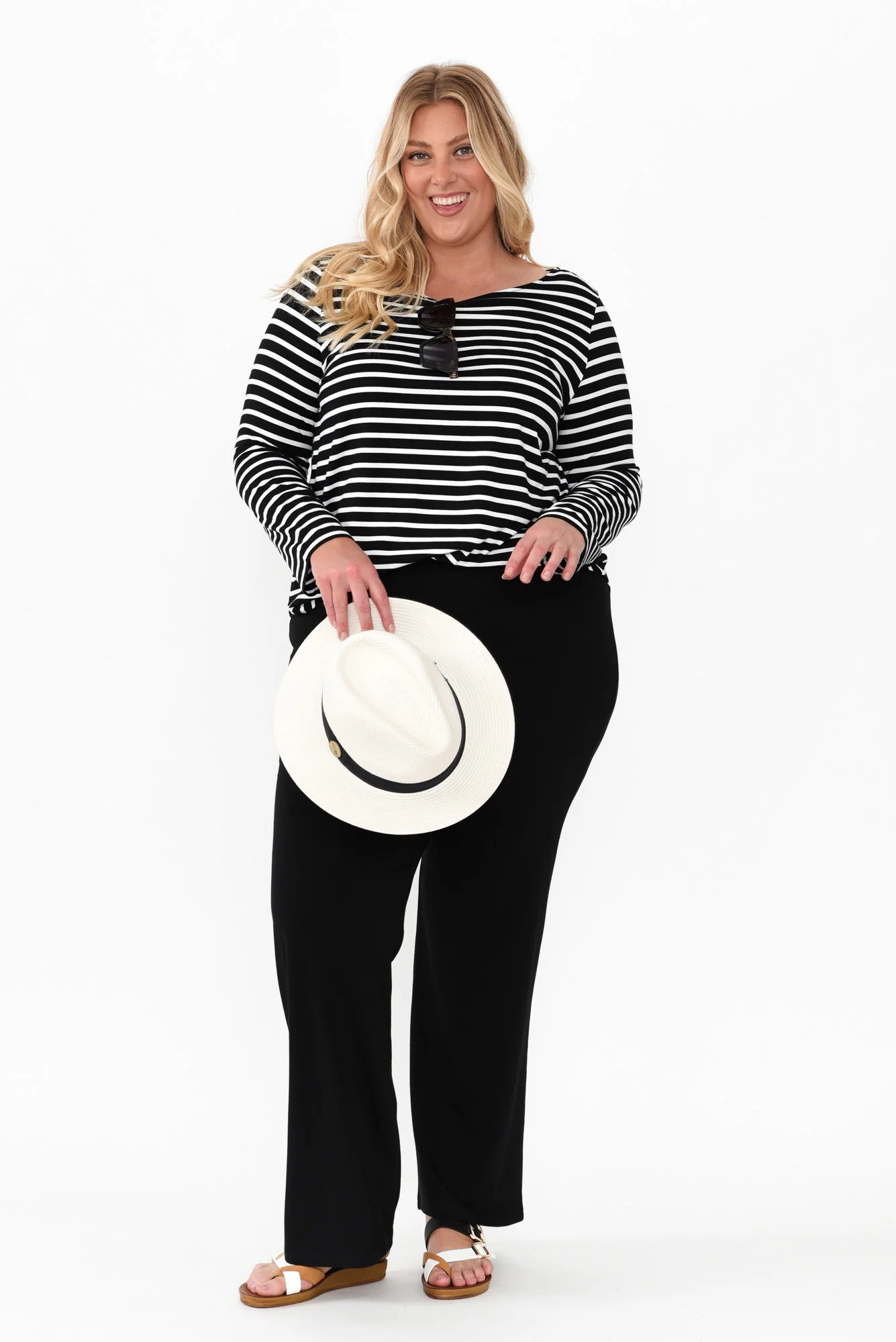 Pamela Black Bamboo Pants - Image 9