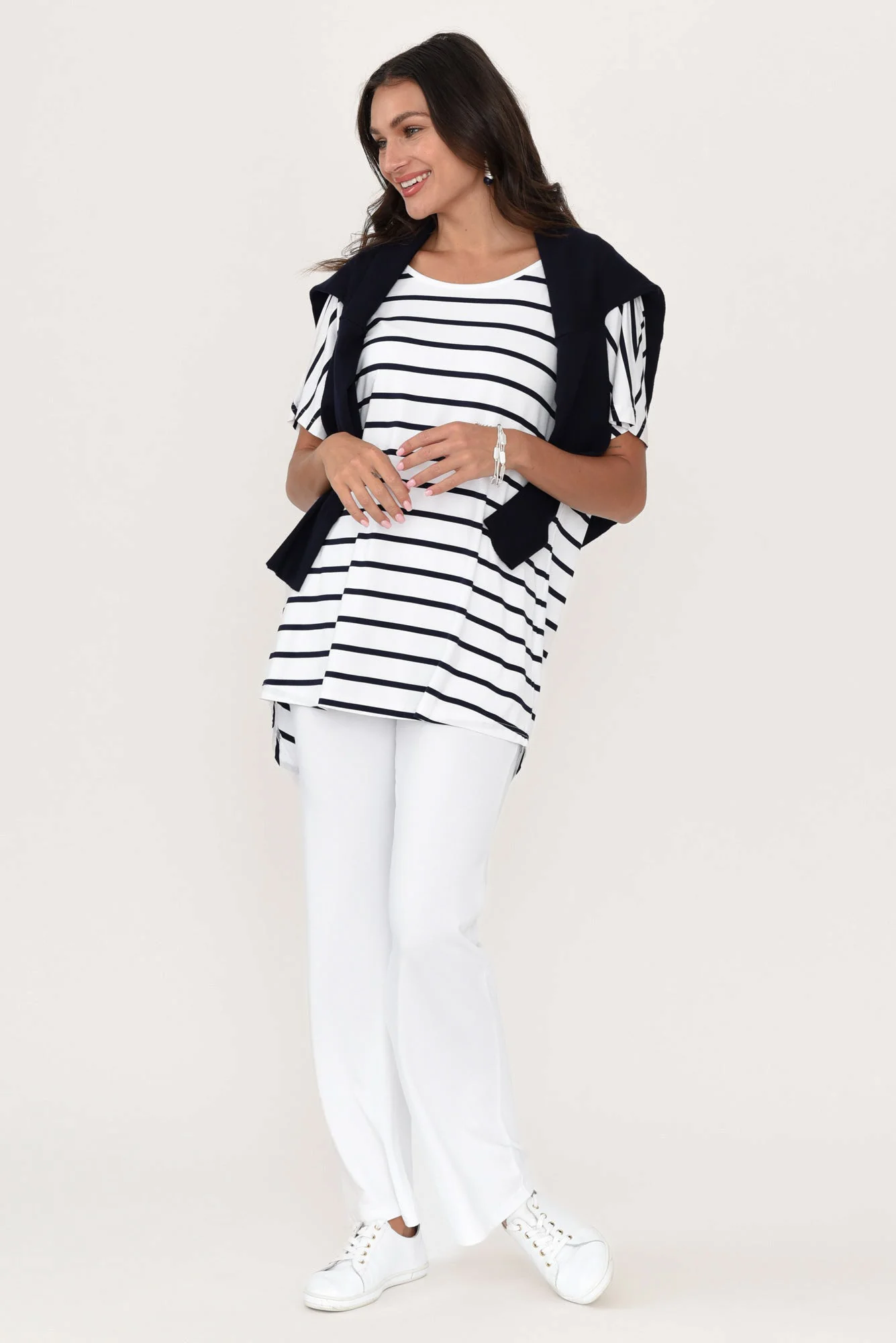 Pamela White Bamboo Pants - Image 8