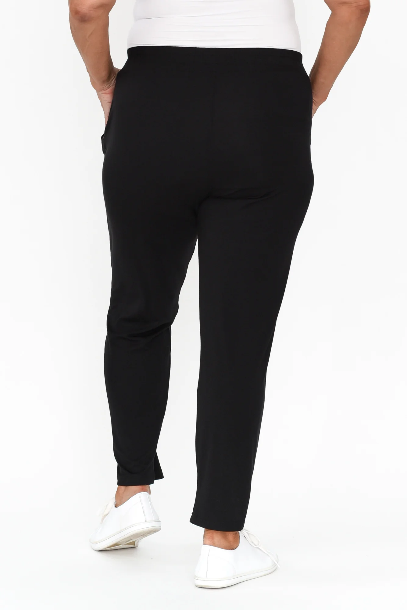 Percy Black Bamboo Pocket Pants - Image 11
