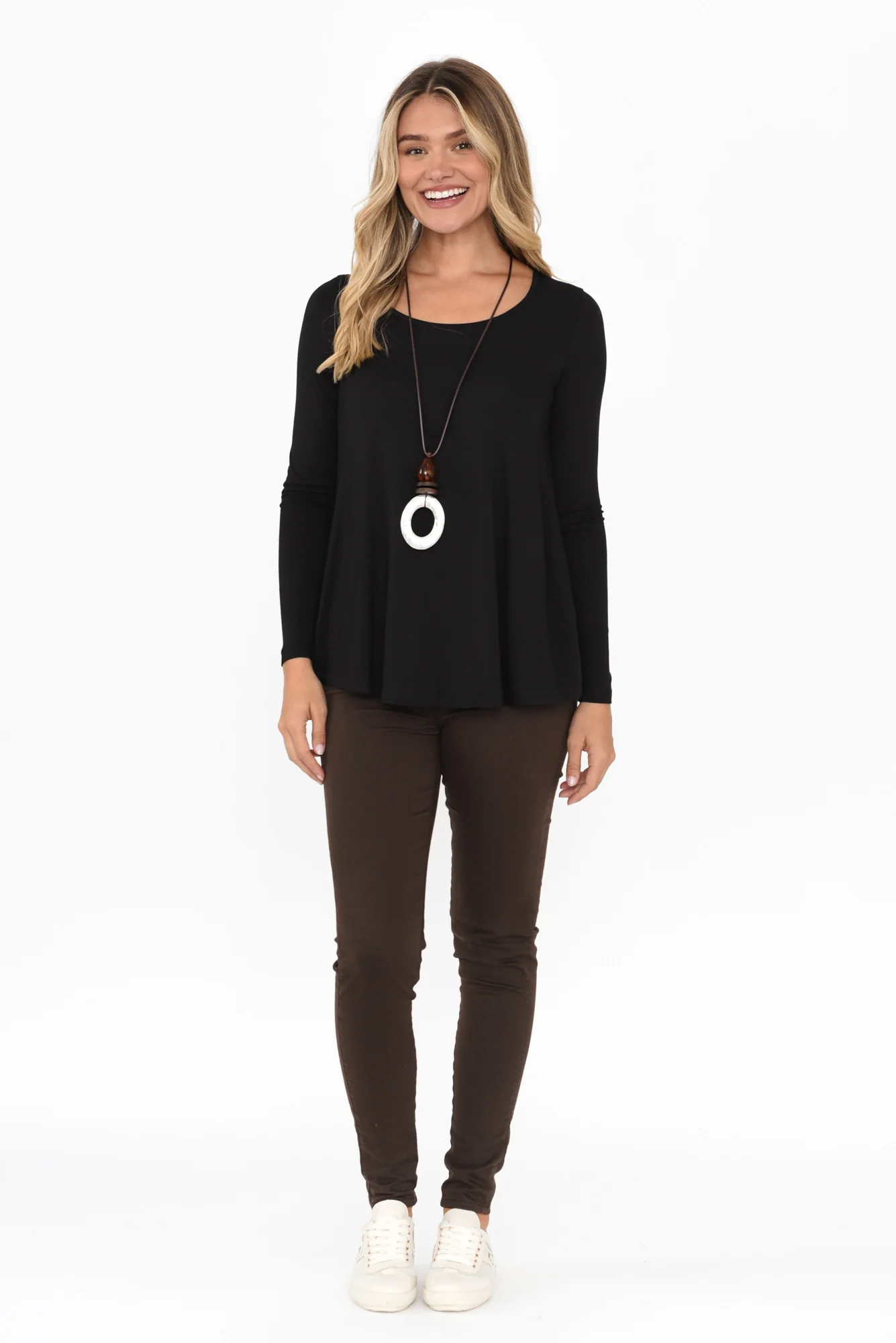 Pippa Black Bamboo Top - Image 3
