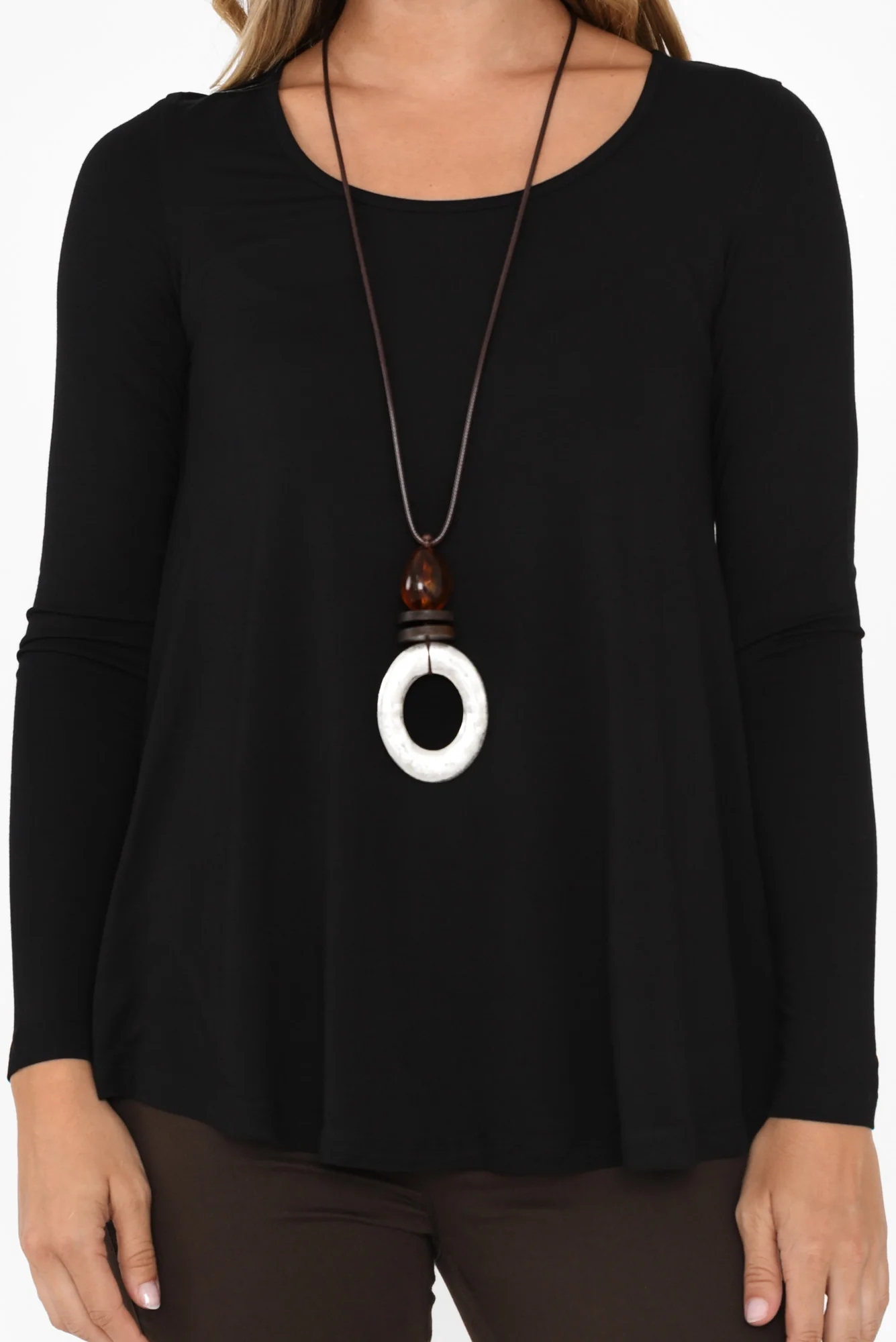 Pippa Black Bamboo Top - Image 6