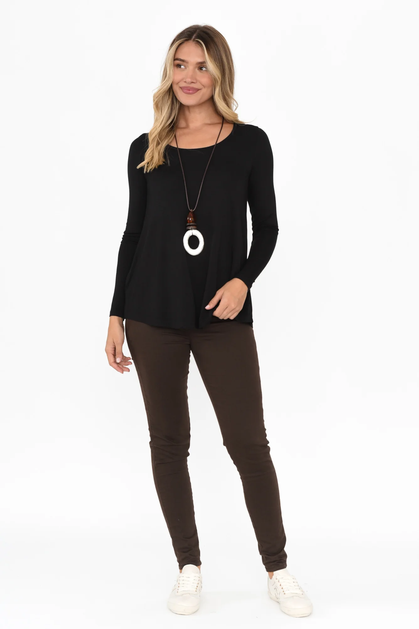 Pippa Black Bamboo Top - Image 7