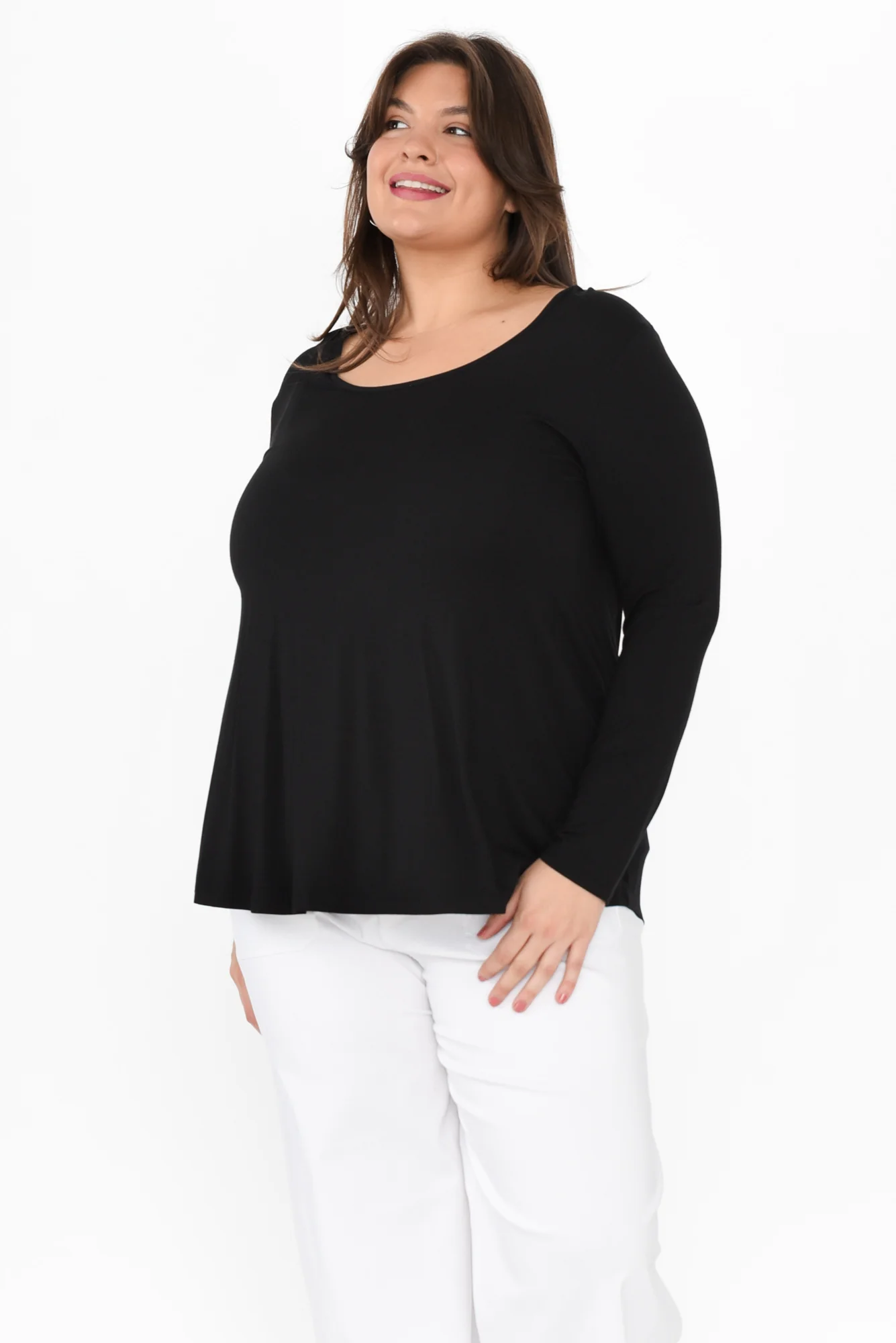 Pippa Black Bamboo Top - Image 8