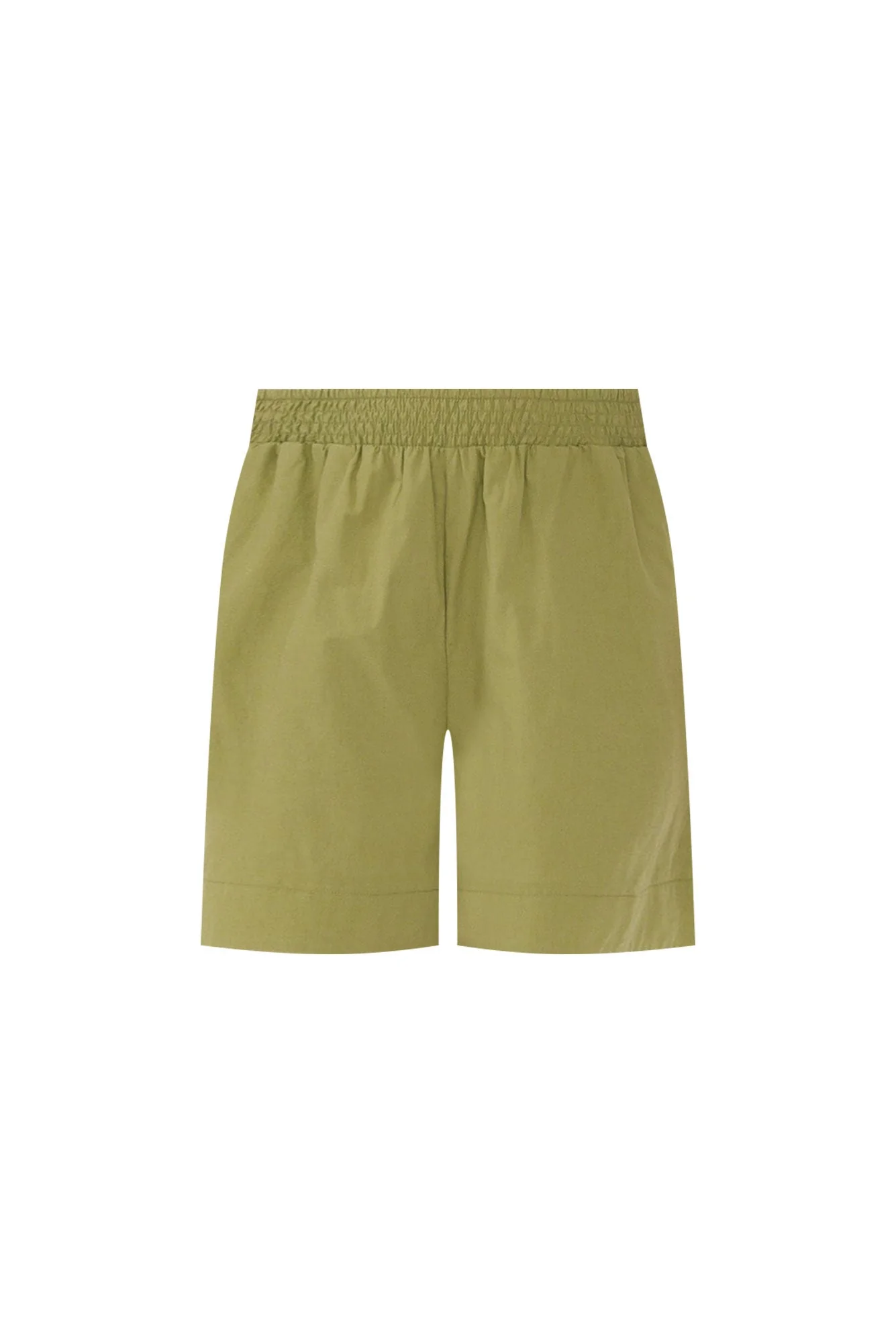 Pomona Green Cotton Shorts - Image 3