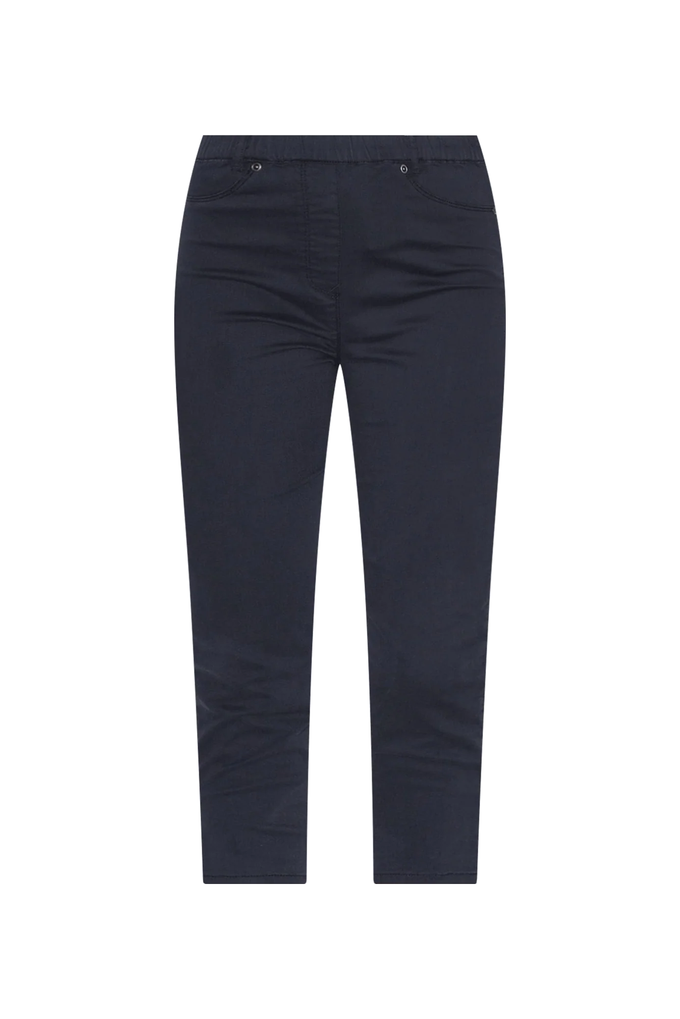 Reed Navy Stretch Cotton Capri Pants - Image 11