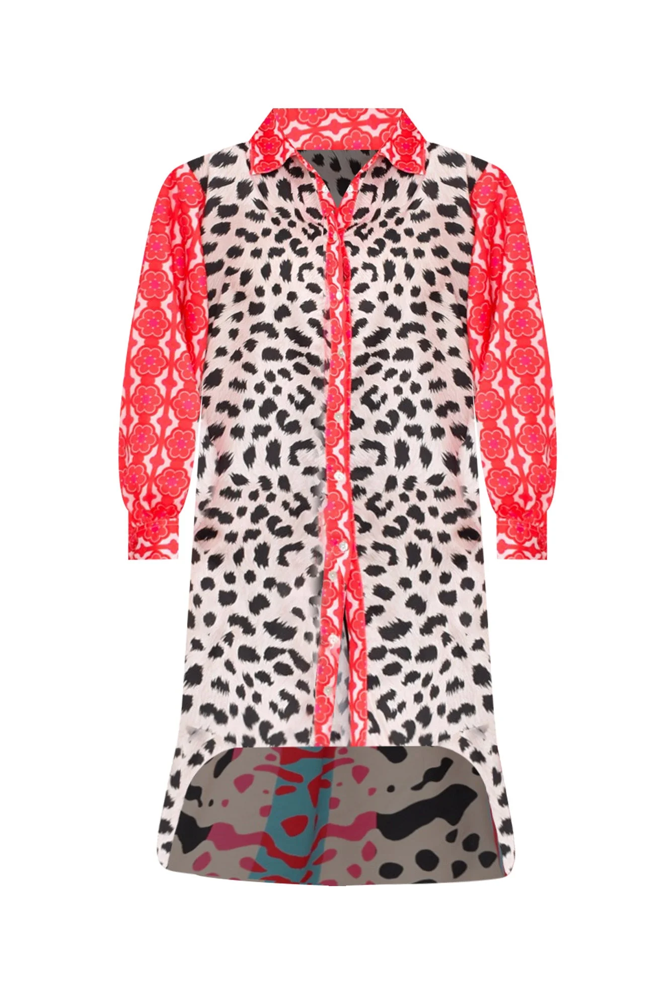 Samantha Pink Leopard Tunic - Image 3