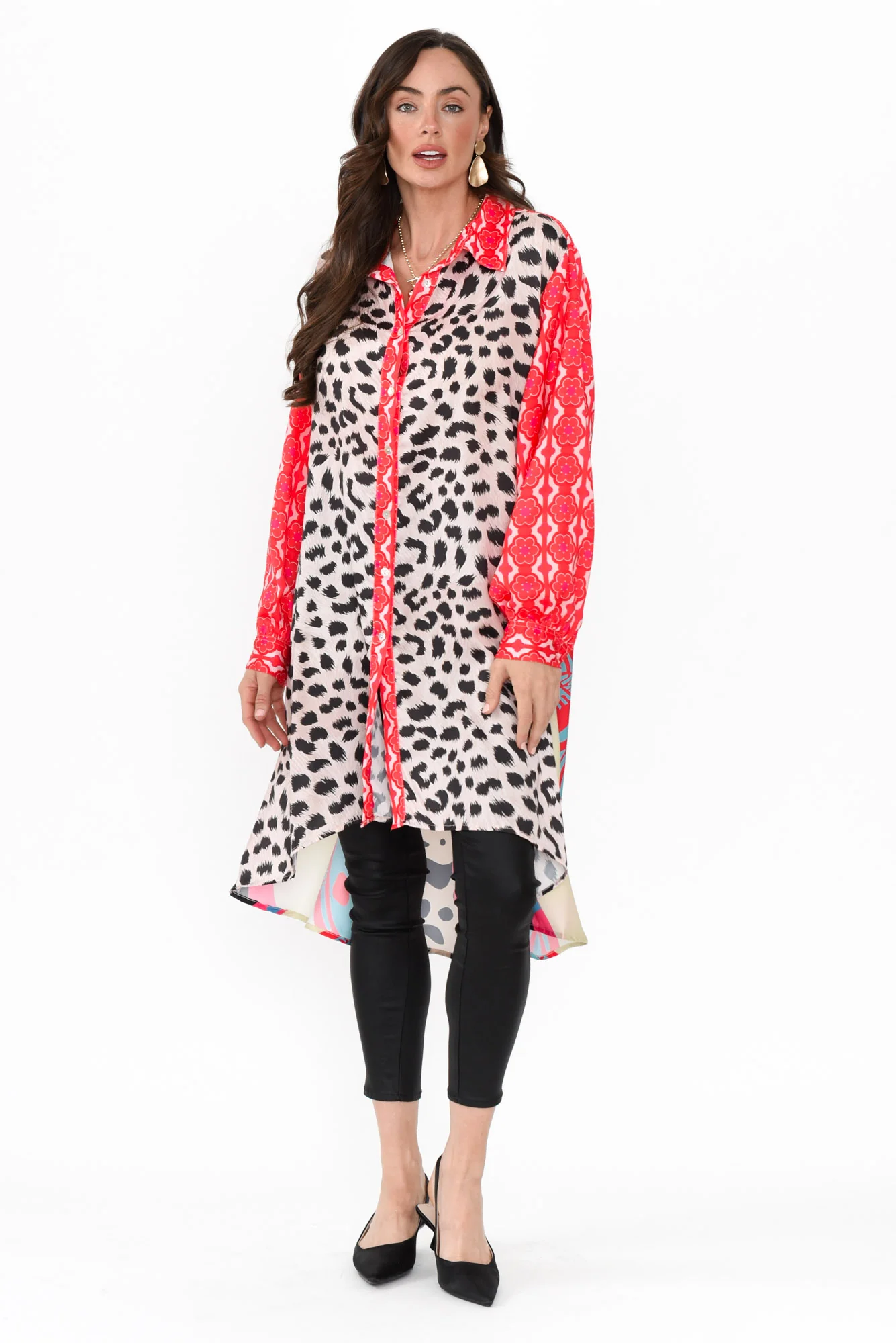 Samantha Pink Leopard Tunic - Image 5