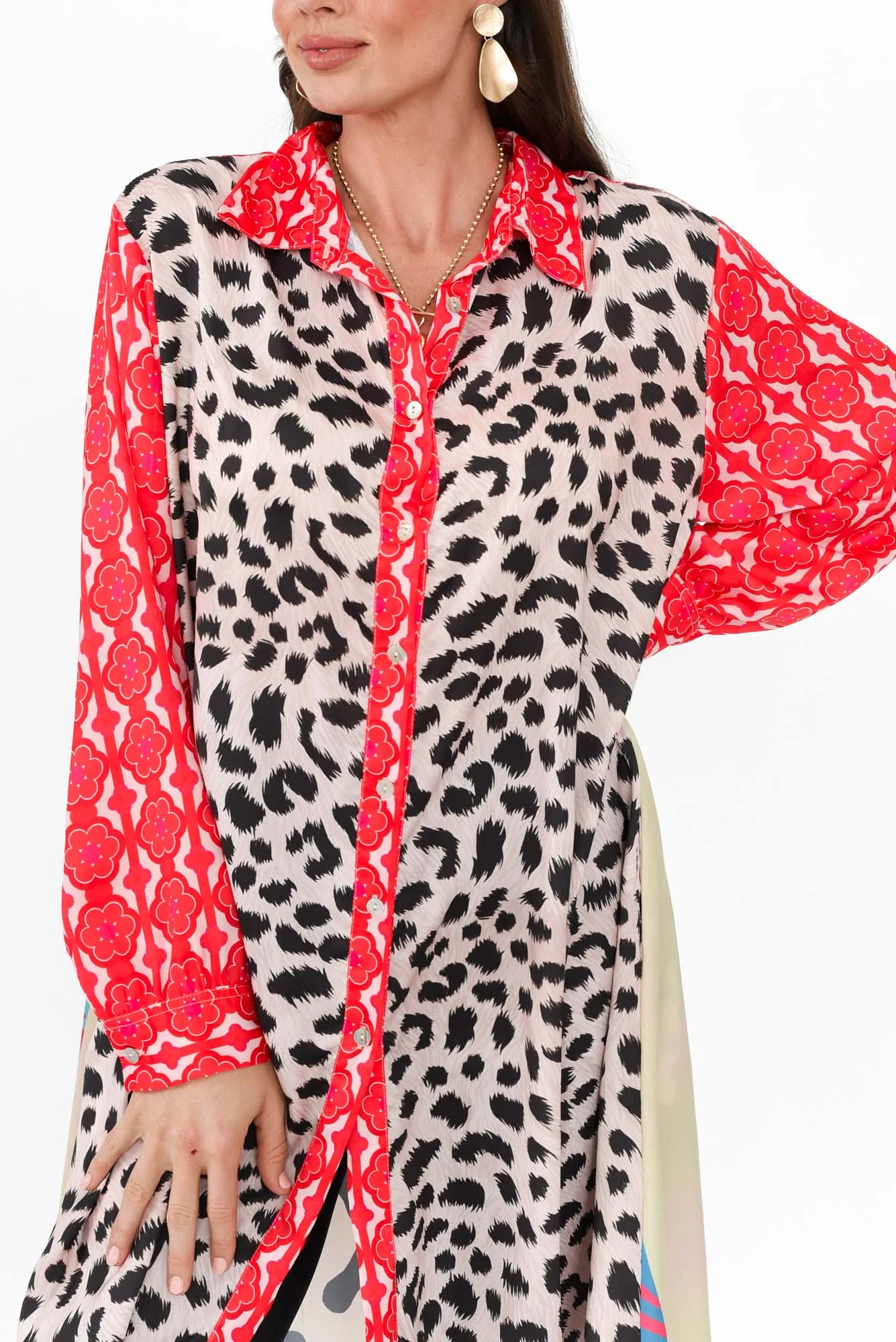 Samantha Pink Leopard Tunic - Image 6