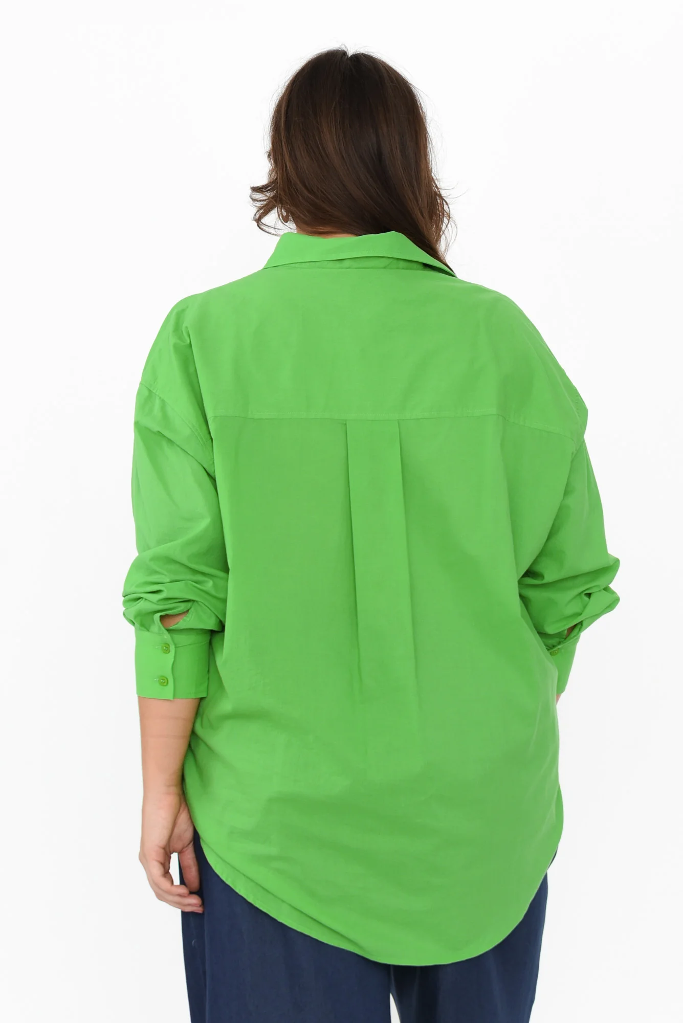 Seattle Green Cotton Shirt - Image 10
