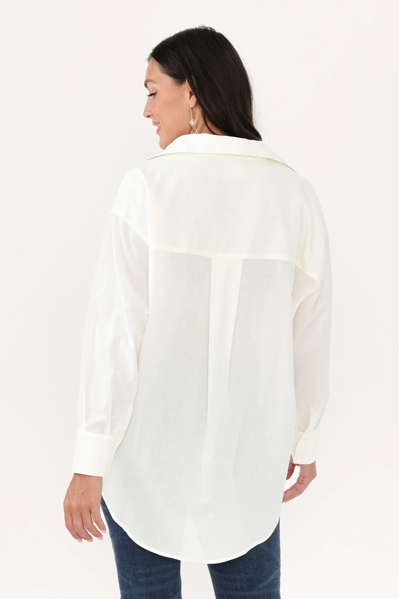 Seattle Ivory Cotton Shirt - Image 5