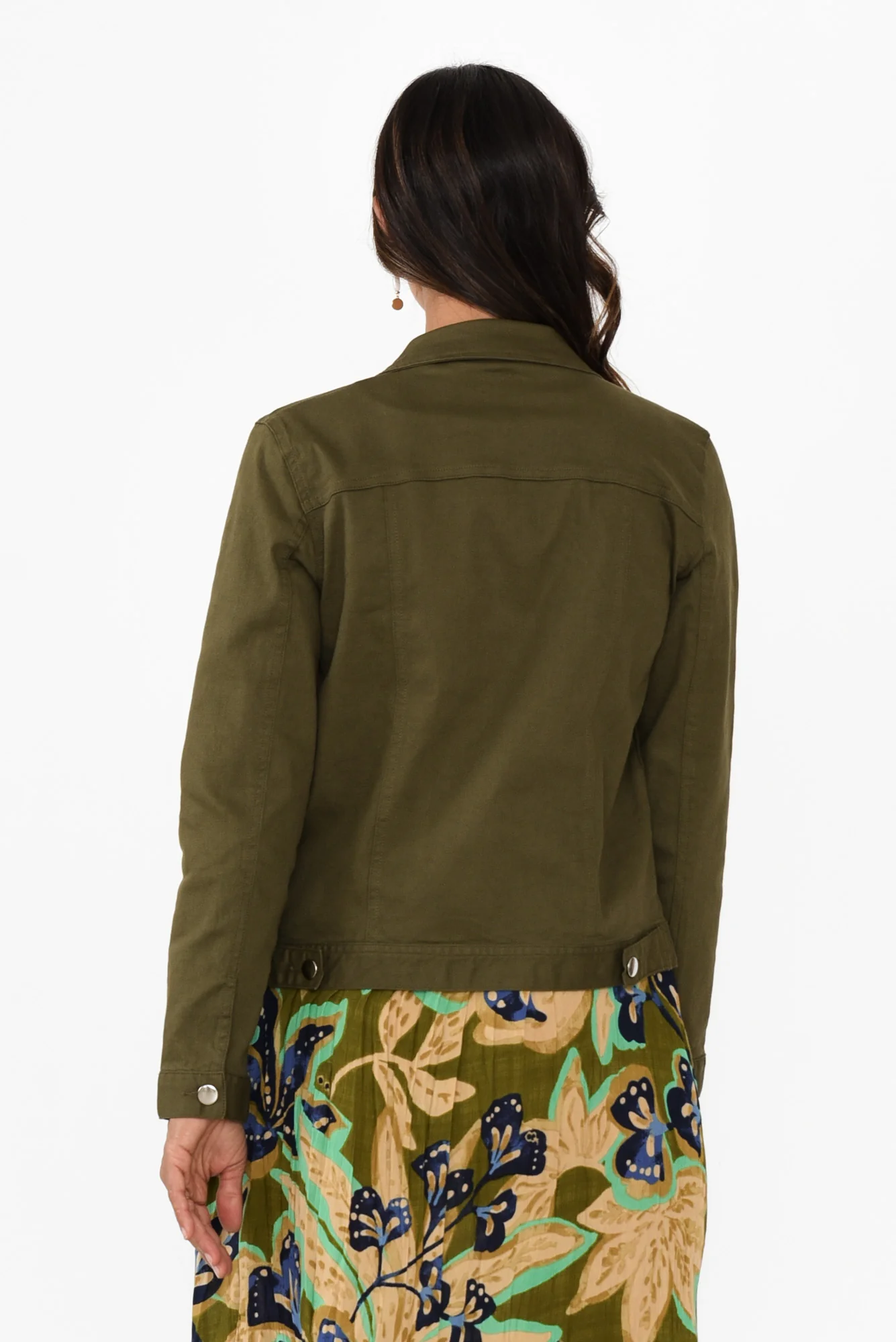 Siobhan Olive Stretch Jacket - Image 4